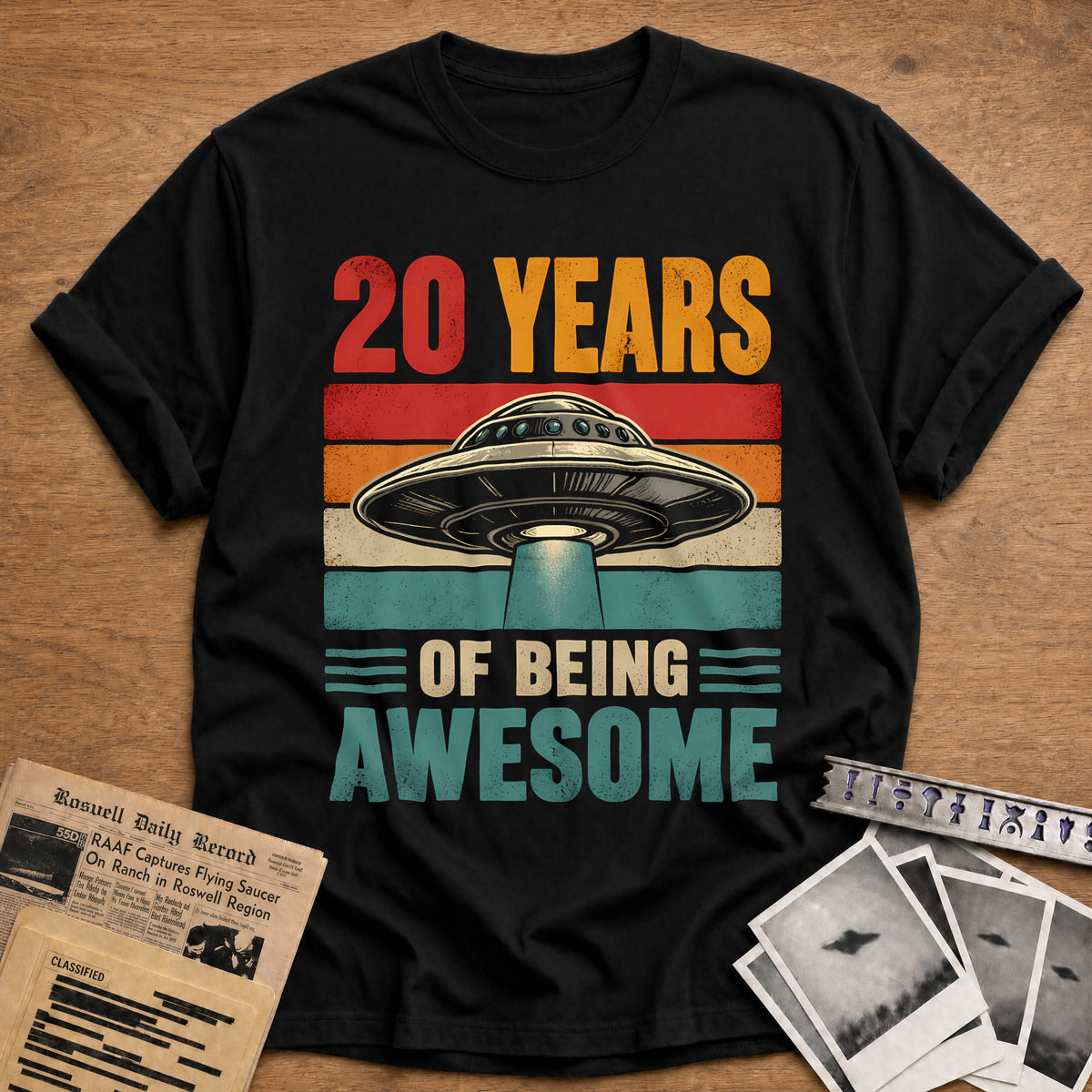 20 Being Awesome T-Shirt - Black