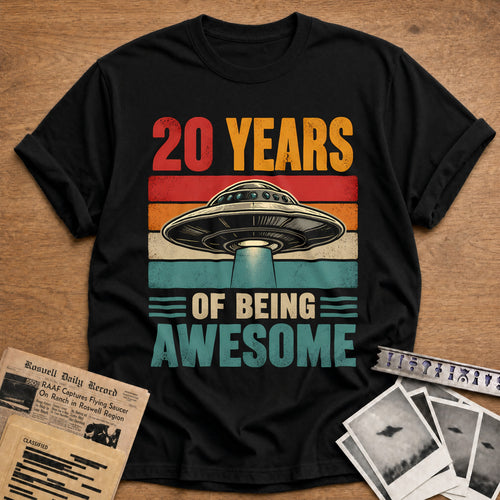 20 Being Awesome T-Shirt - Black