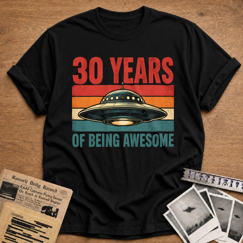 30 Being Awesome T-Shirt - Black