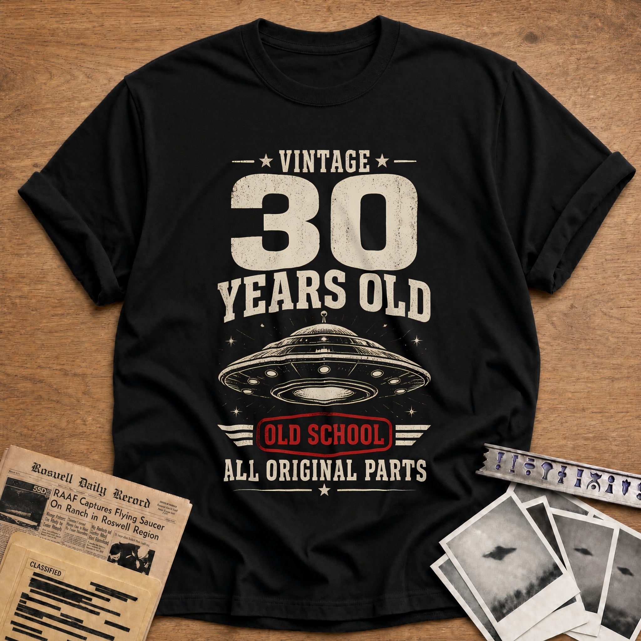 30 Original Parts T-Shirt - Black