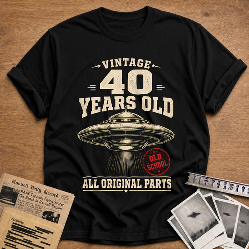 40 Original Parts T-Shirt - Black