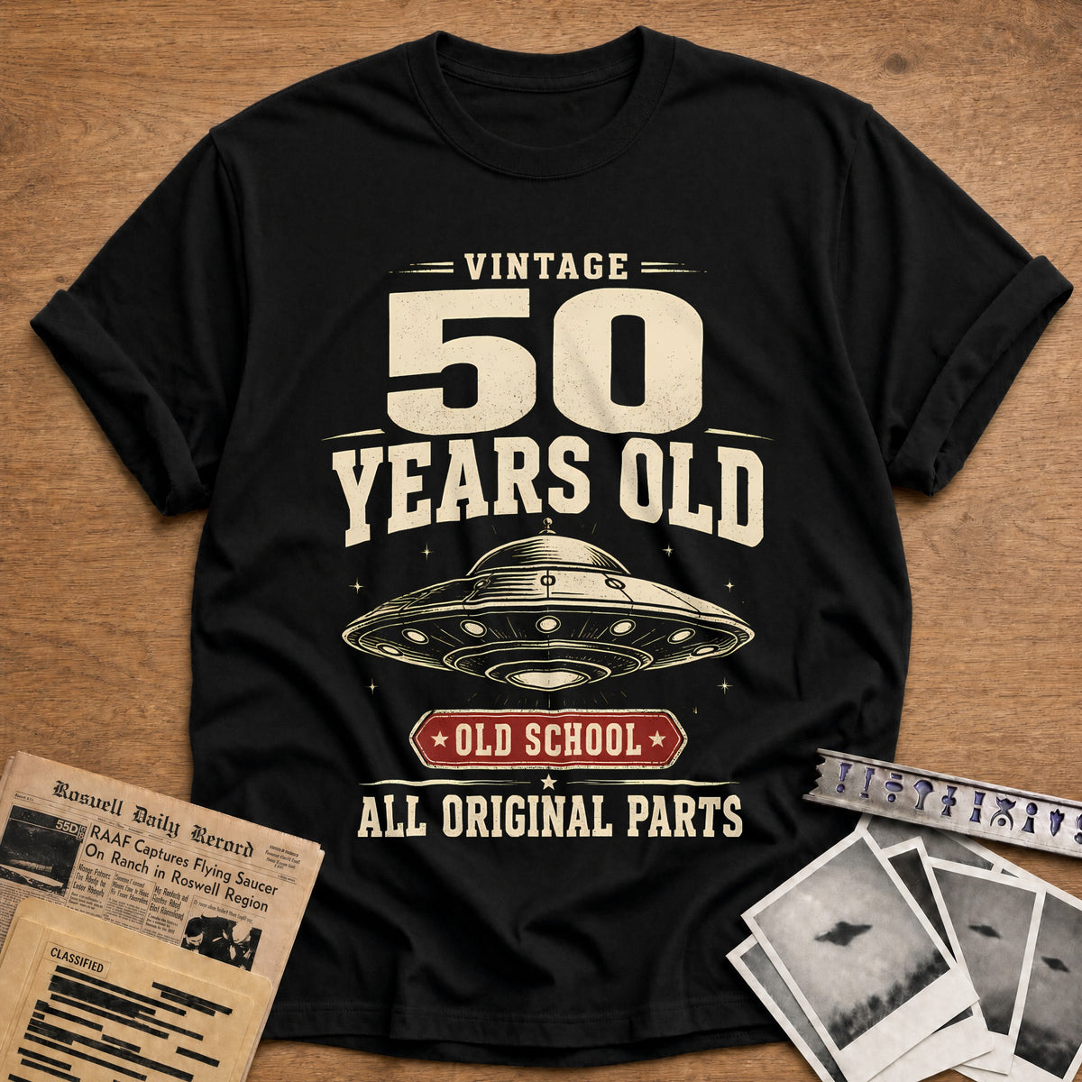 50 Original Parts T-Shirt - Black