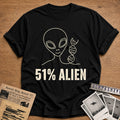 51 Percent Alien 90 T-Shirt - Black