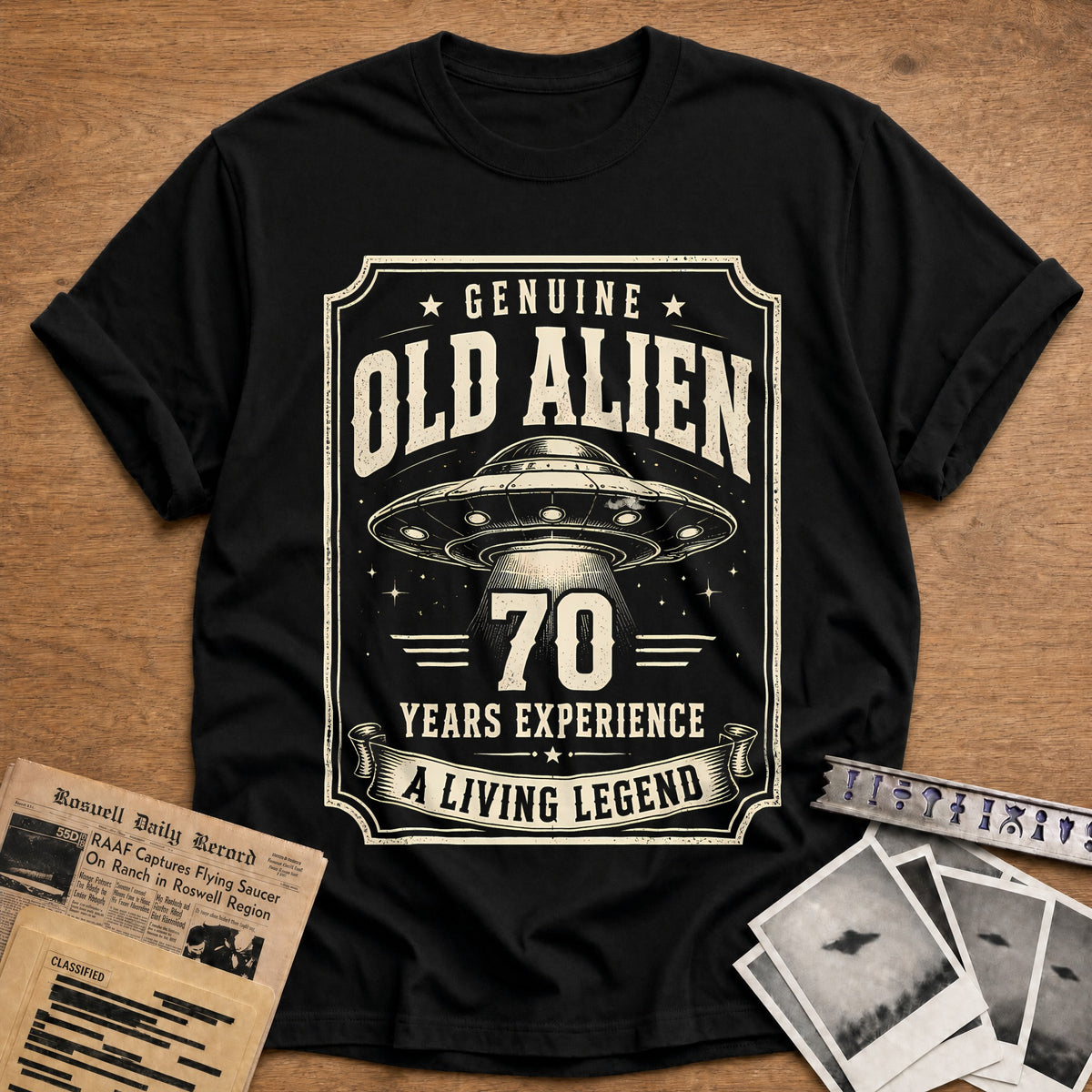 70 Living Legend T-Shirt - Black