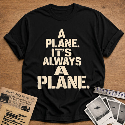 A Plane Its Always A Plane - Black