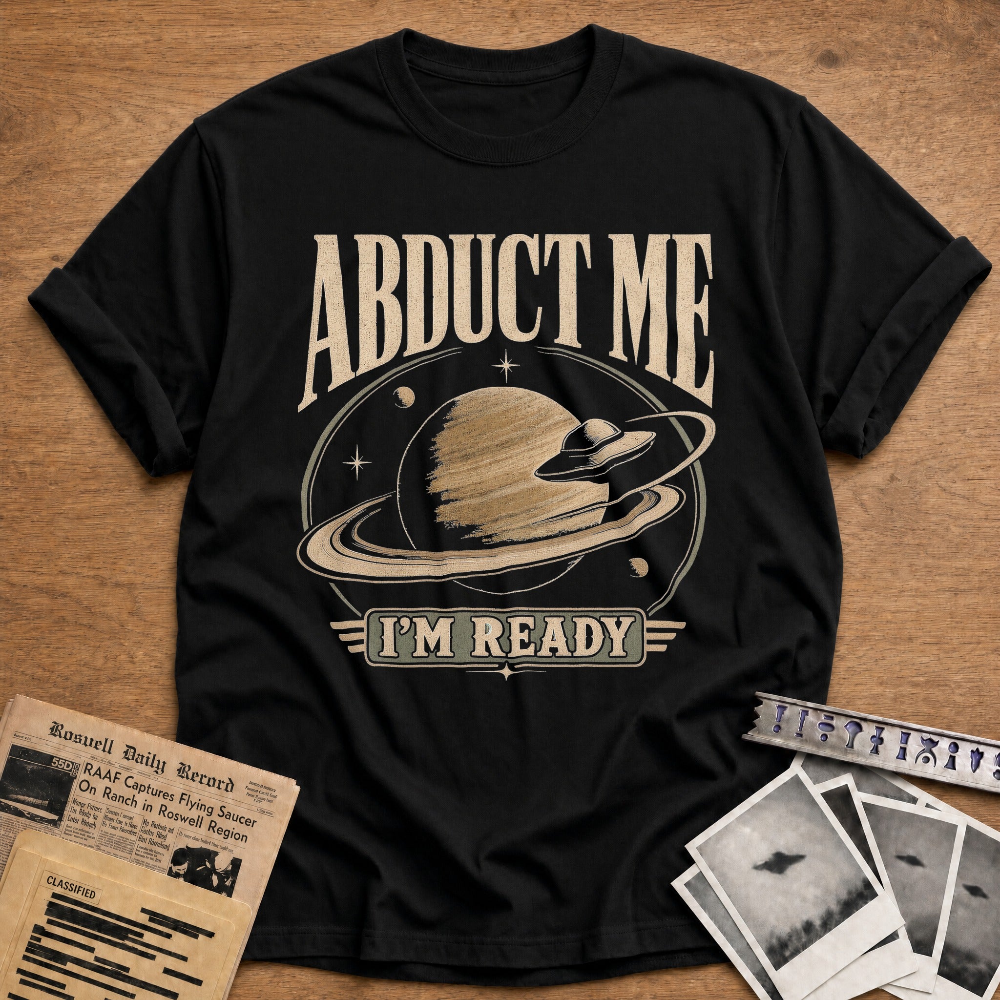 Abduct Me Im Ready - Black