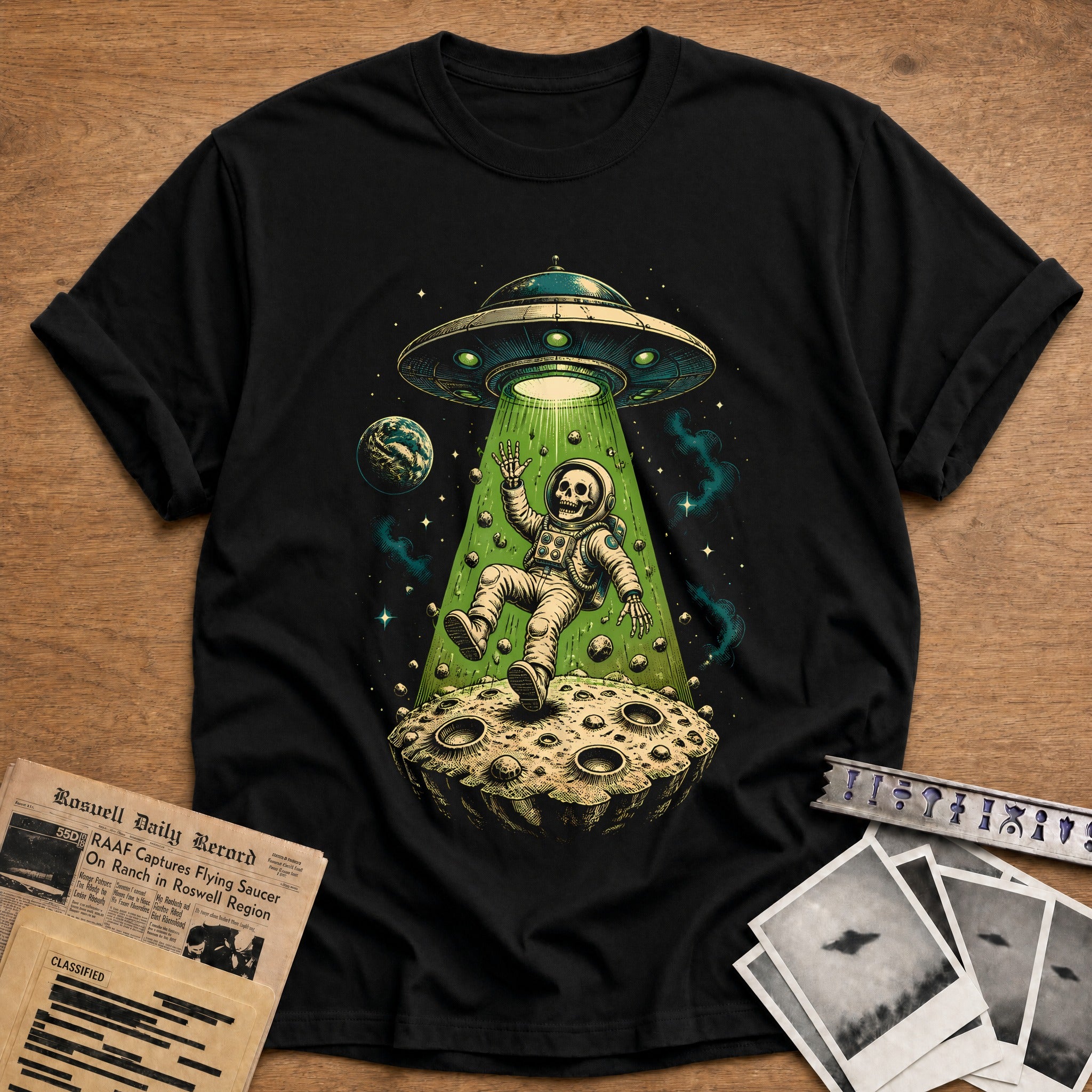 Abduction Protocol T-Shirt - Black