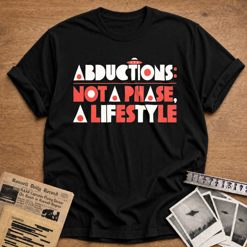 Abductions Not A Phase - Black