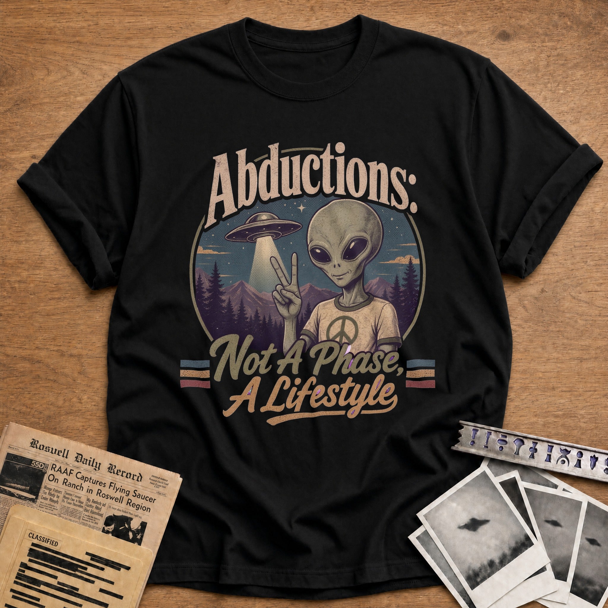 Abductions Not A Phase A Lifestyle - Black