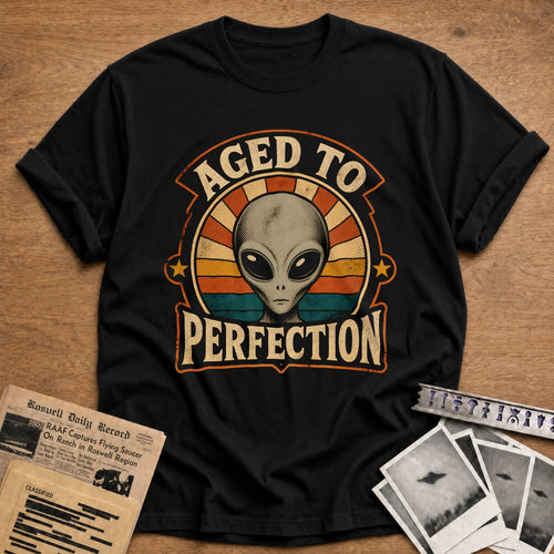 Aged To Perfection 24 T-Shirt - Black