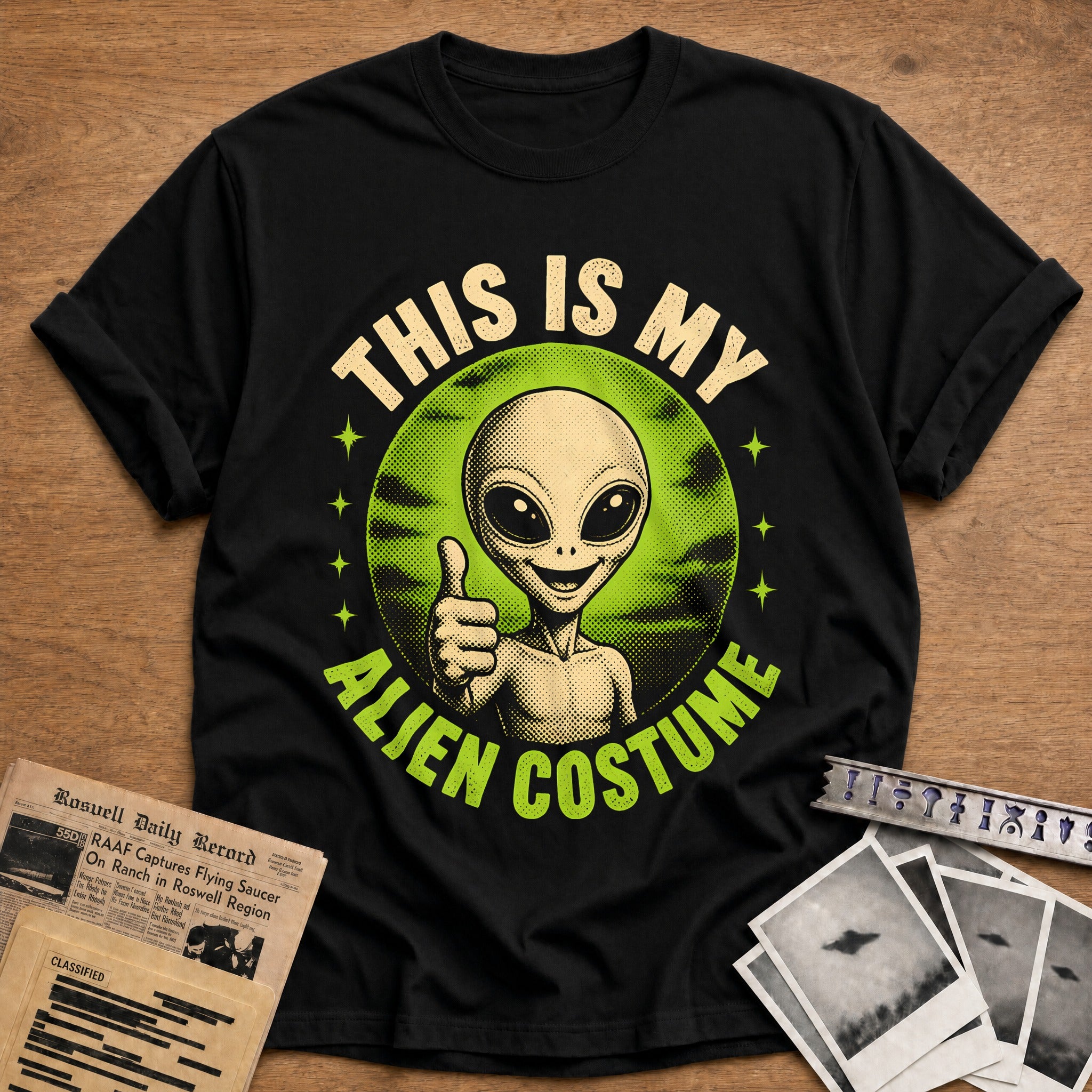 Alien Costume 97 T-Shirt - Black