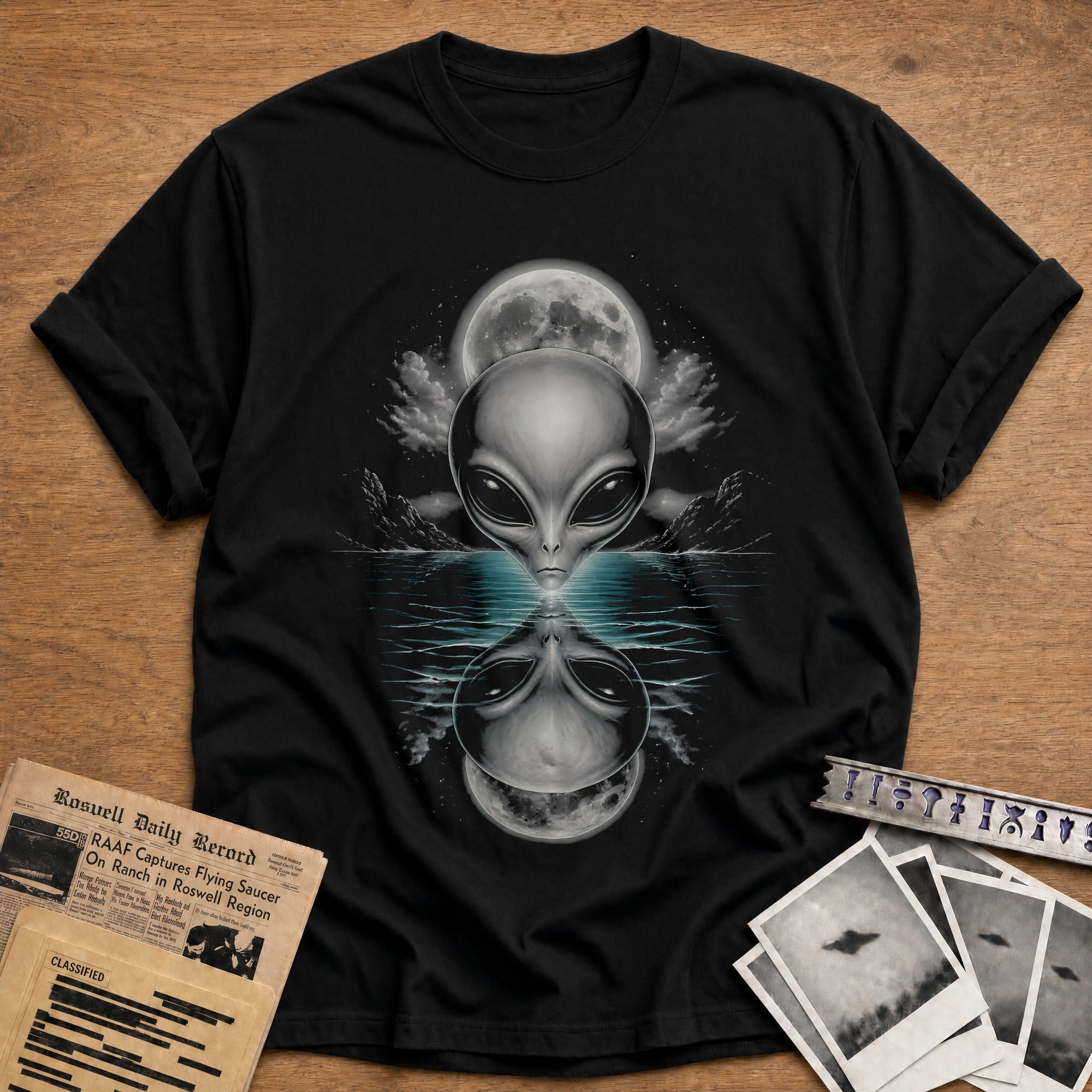 Alien Reflected Water 26 - Black