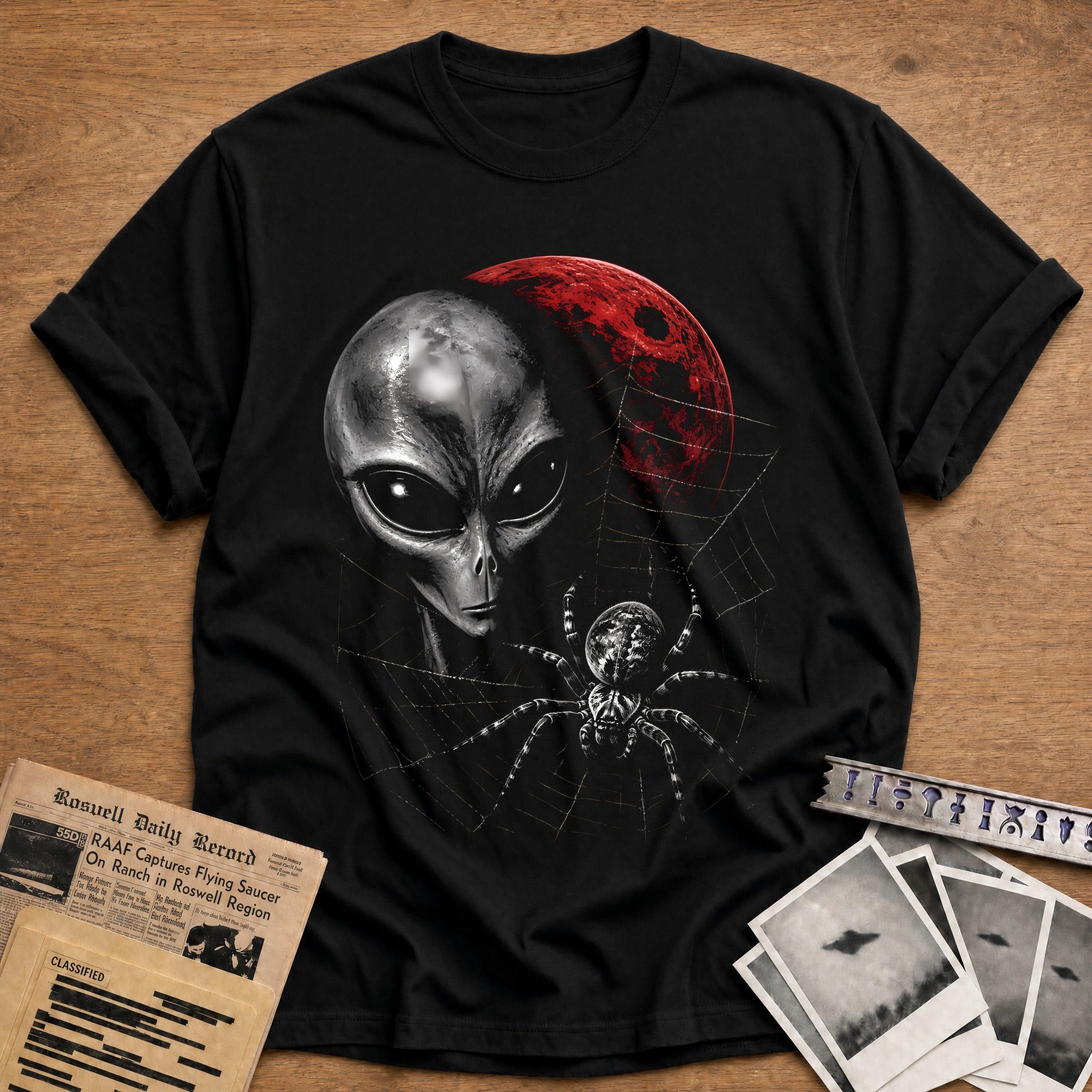 Alien Spider Web 16 - Black