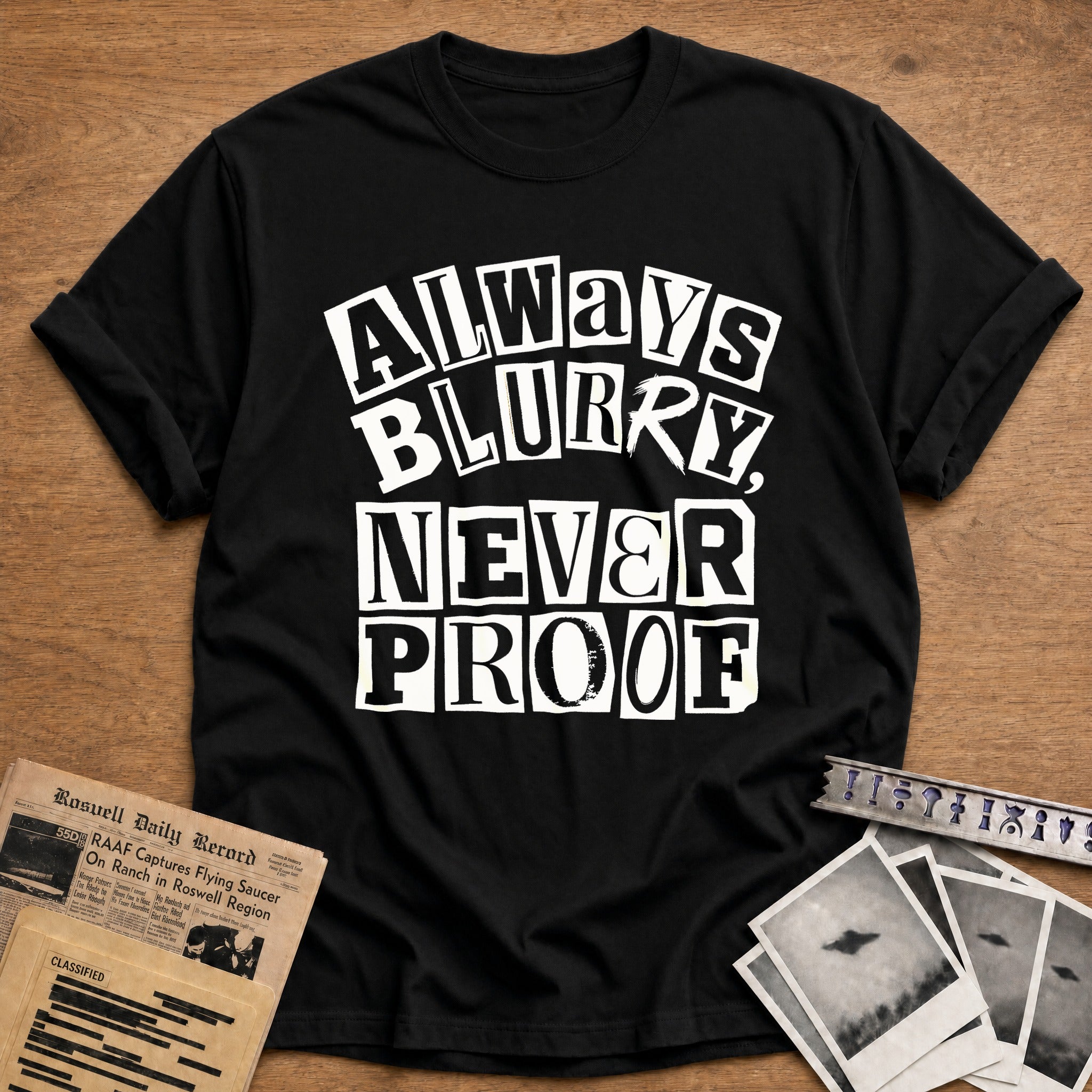 Always Blurry Never Proof - Black