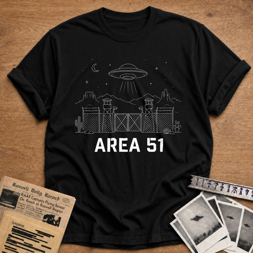 Area 51 17 T-Shirt - Black