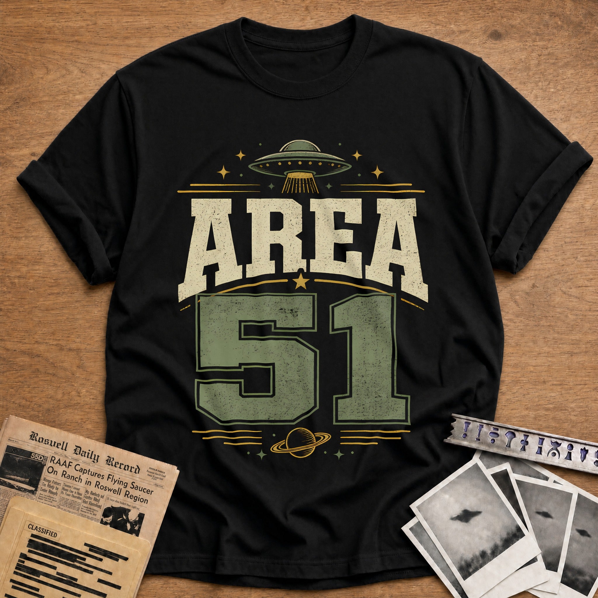 Area 51 89 T-Shirt - Black