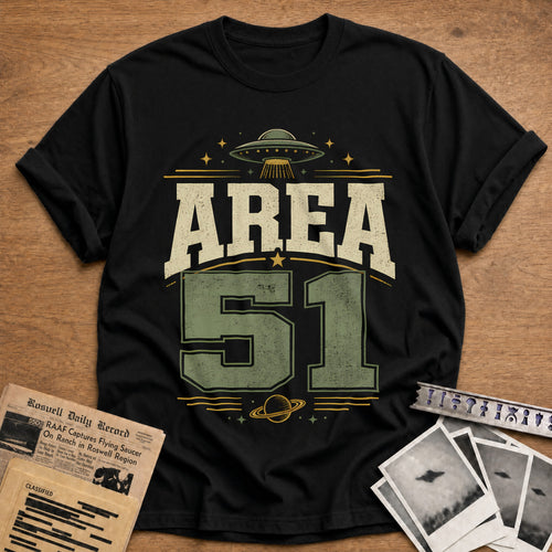 Area 51 89 T-Shirt - Black