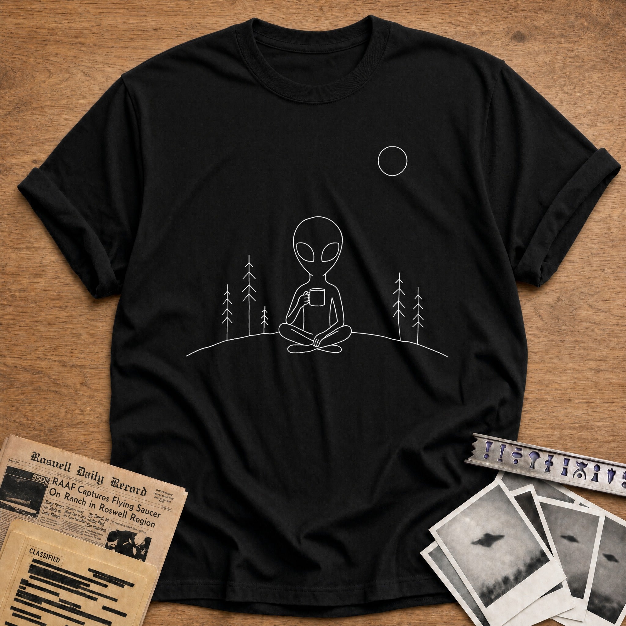 Arrive. Observe. Depart - Black