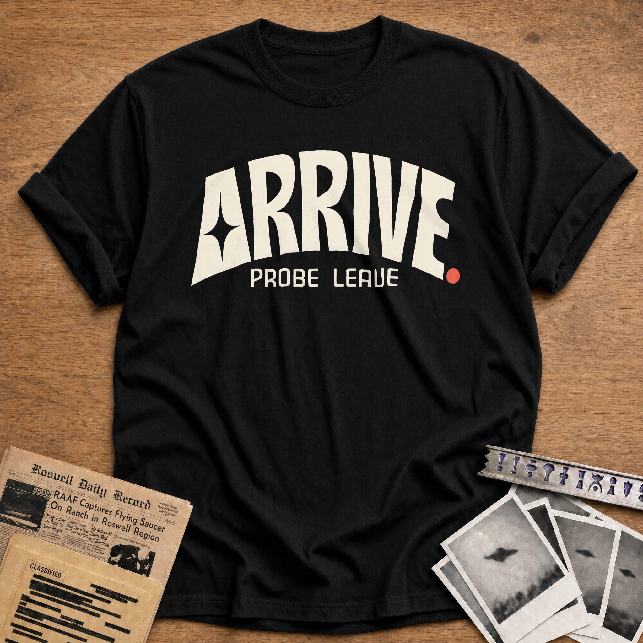 Arrive Probe Leave 01 - Black