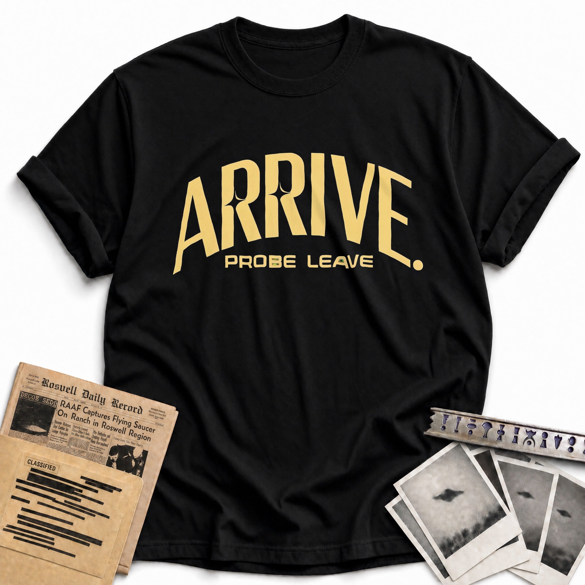 Arrive Probe Leave 03 - Black
