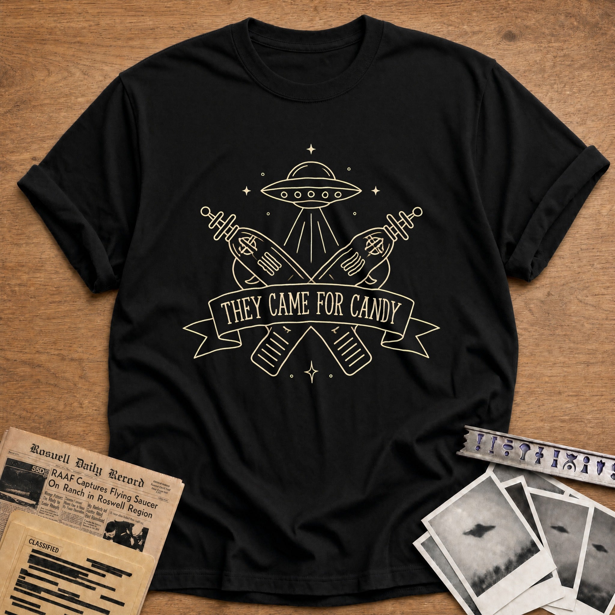 Banner They Came For Candy 71 - Black