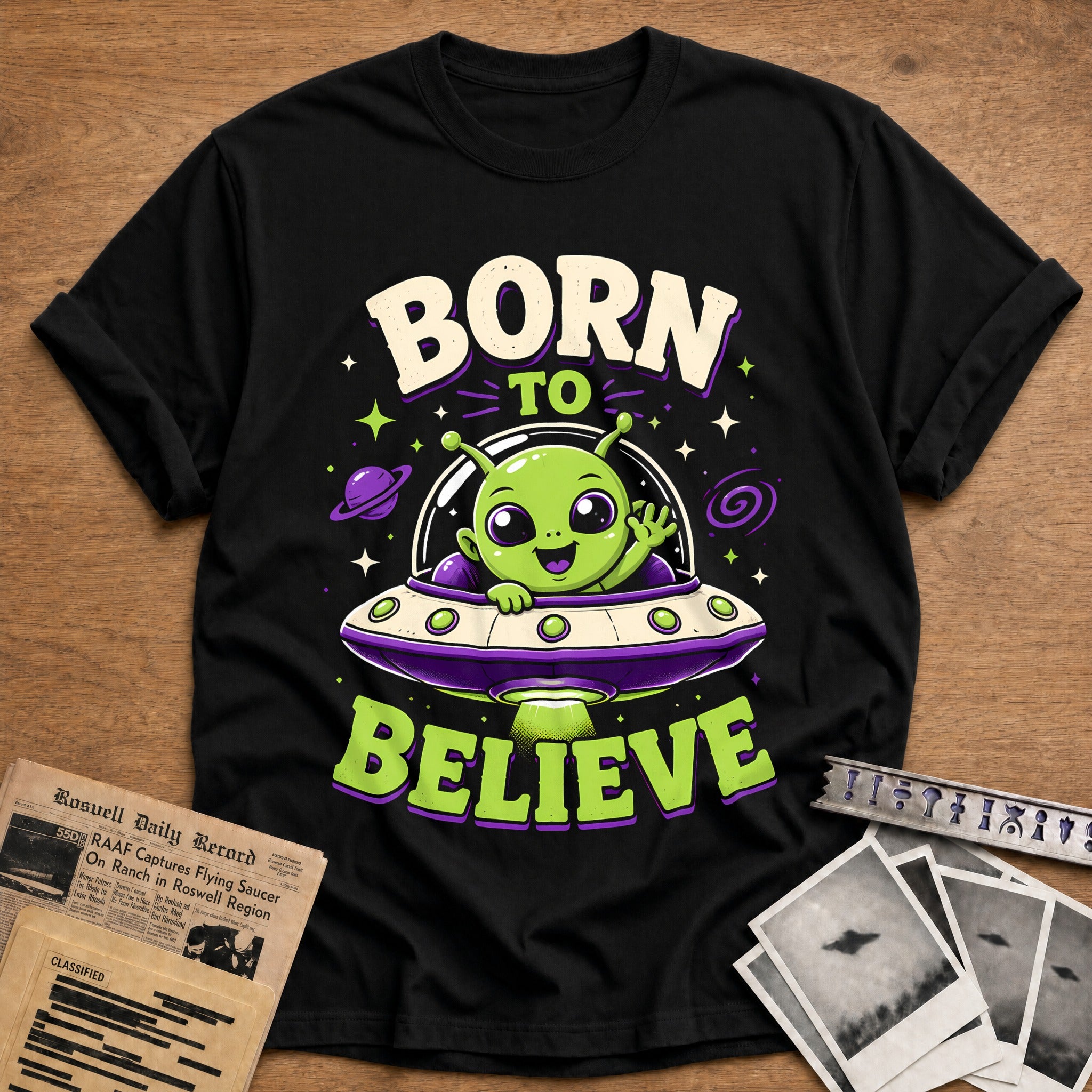 Born To Believe 79 T-Shirt - Black