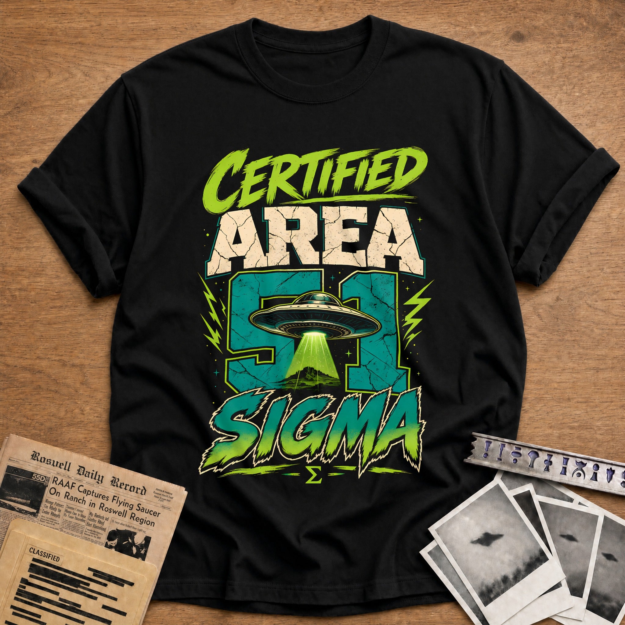 Certified Area 51 Sigma 59 T-Shirt - Black
