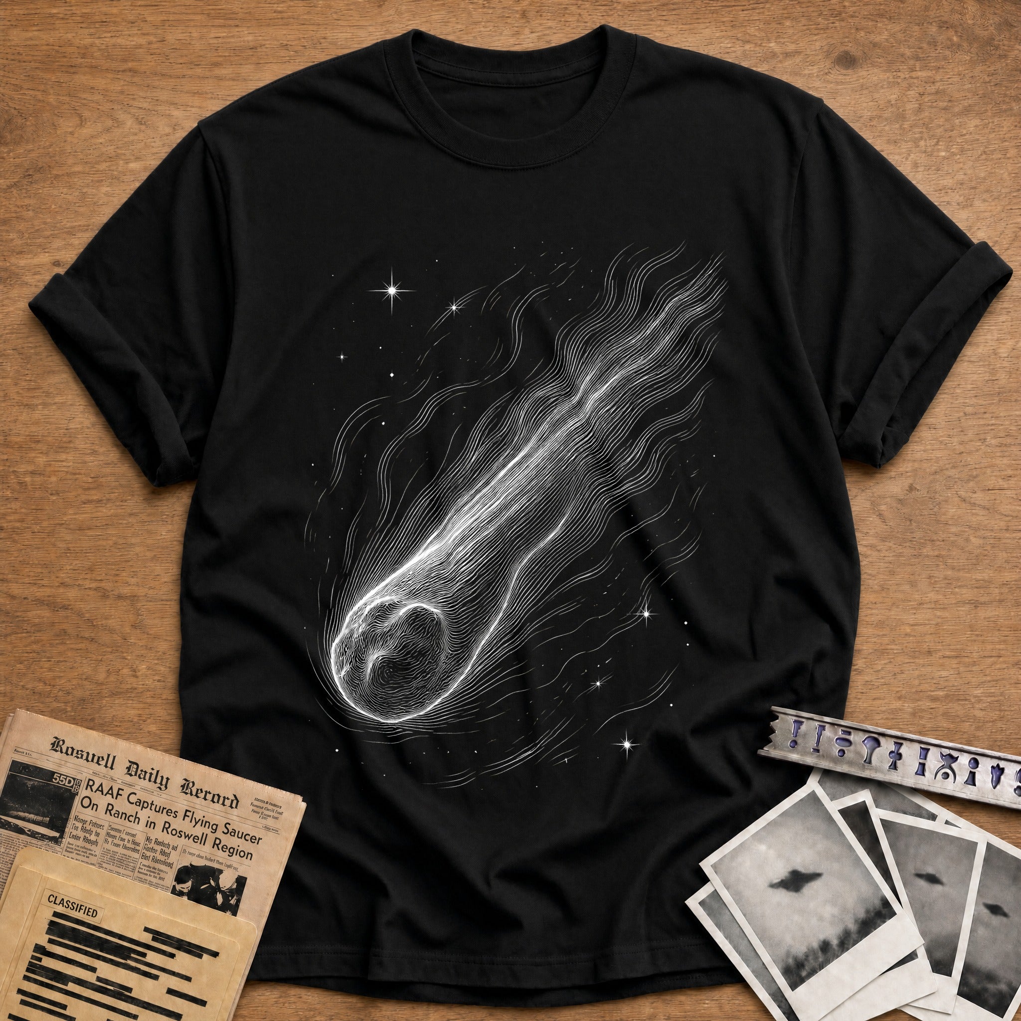 Comet Tail T-Shirt - Black
