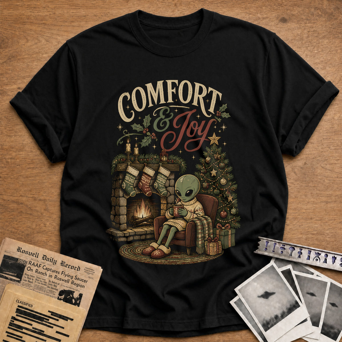 Comfort And Joy 81 T-Shirt - Black