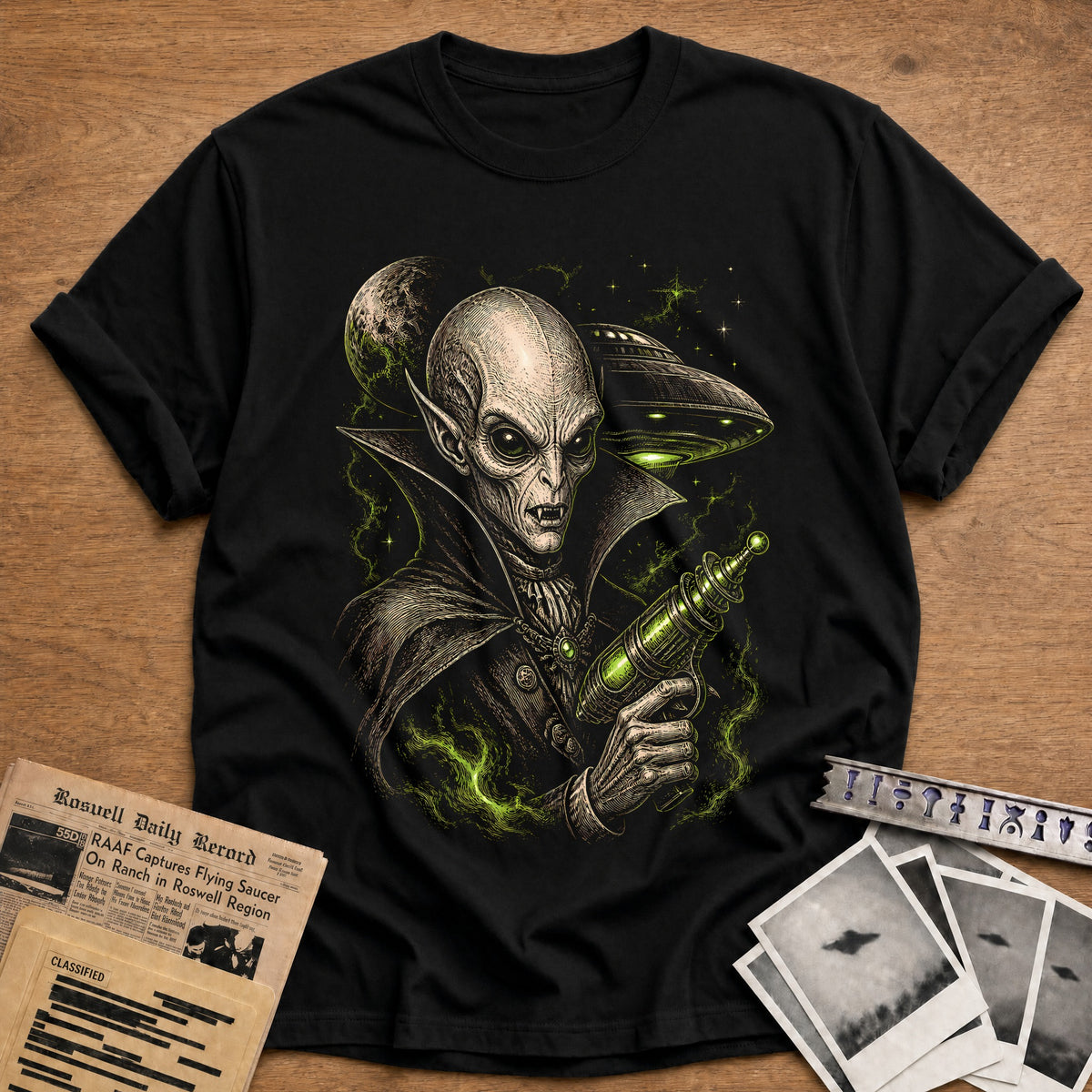 Cosmic Count 47 T-Shirt - Black