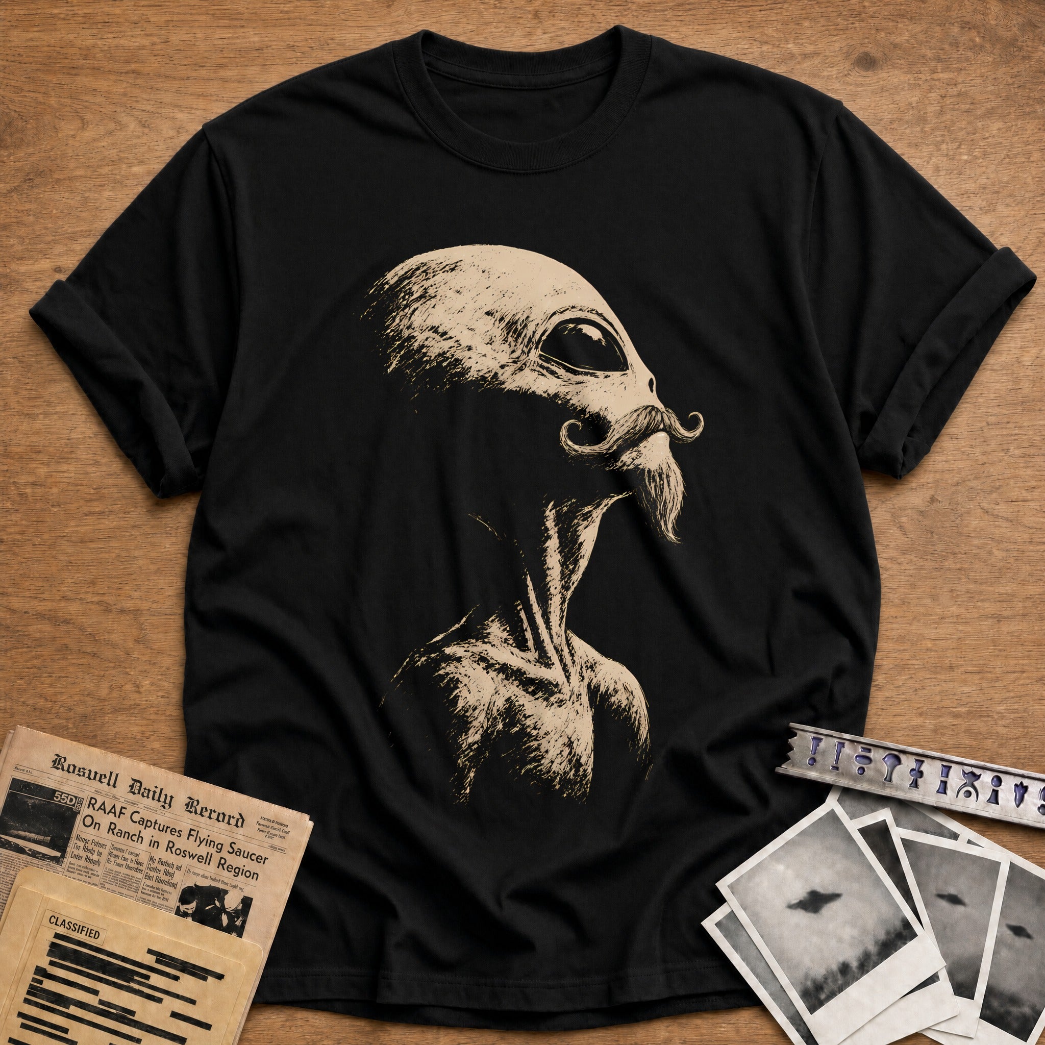 Cosmic Gentleman T-Shirt - Black