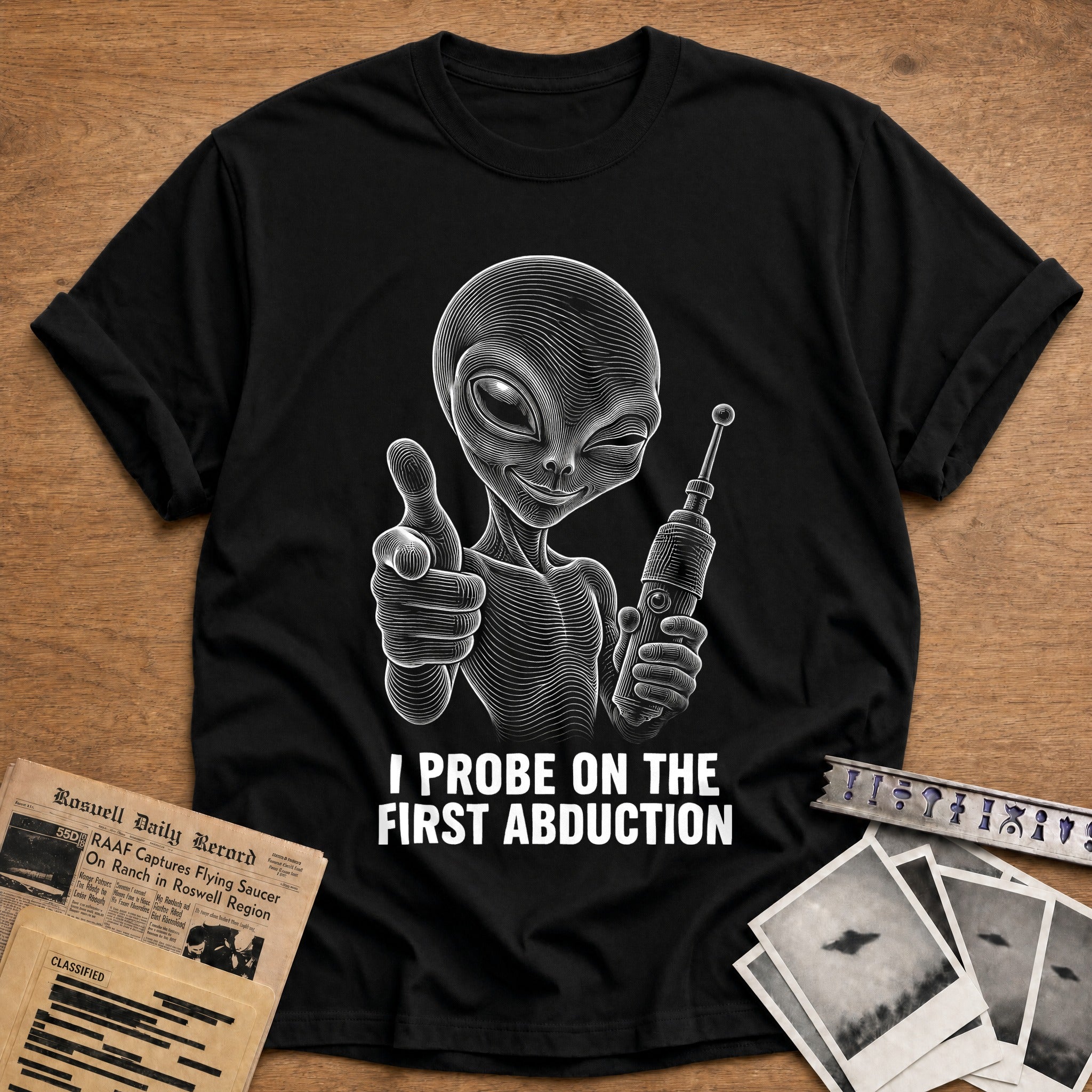 Cosmic Gesture T-Shirt - Black
