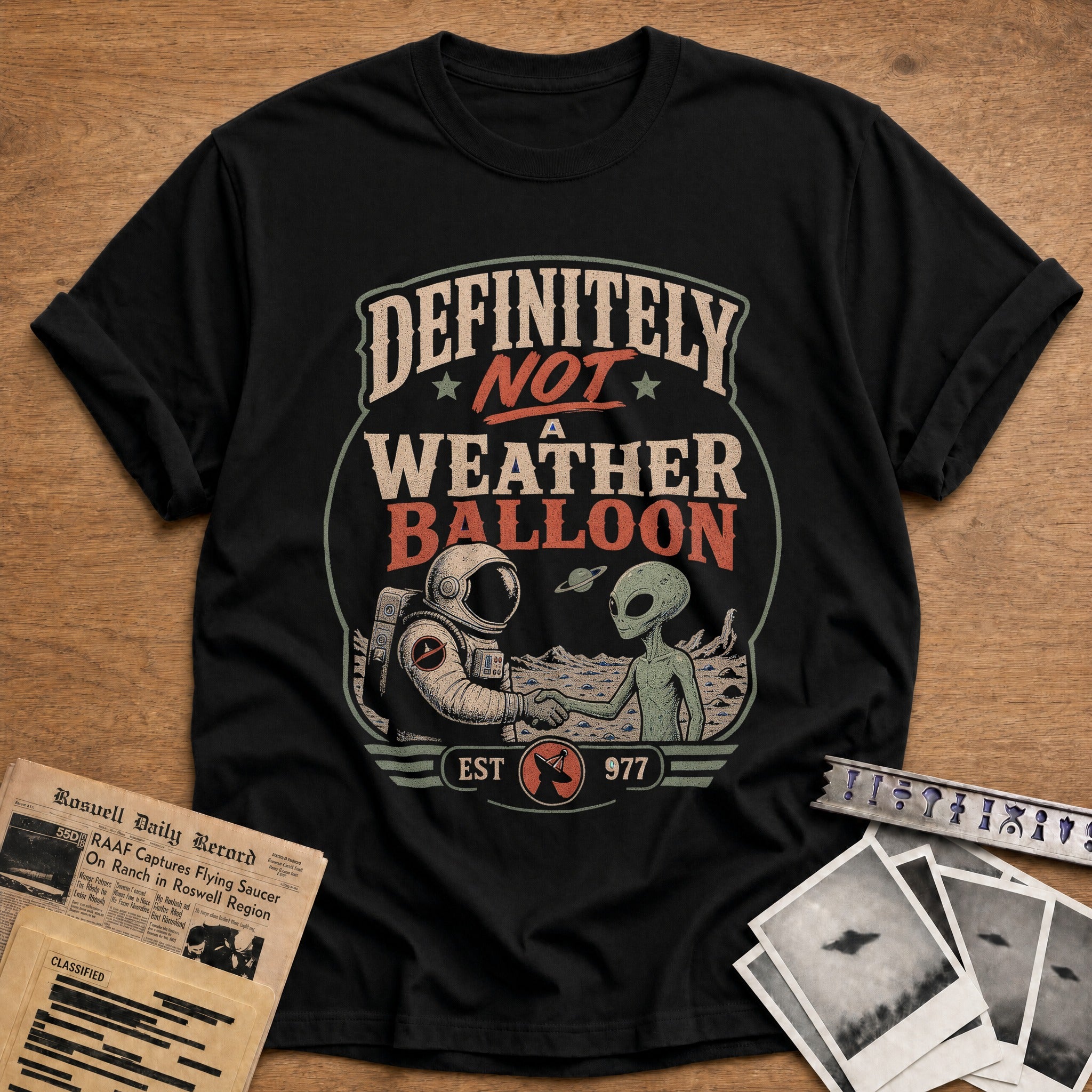 Definitely Not A Weather Balloon 01 - Black