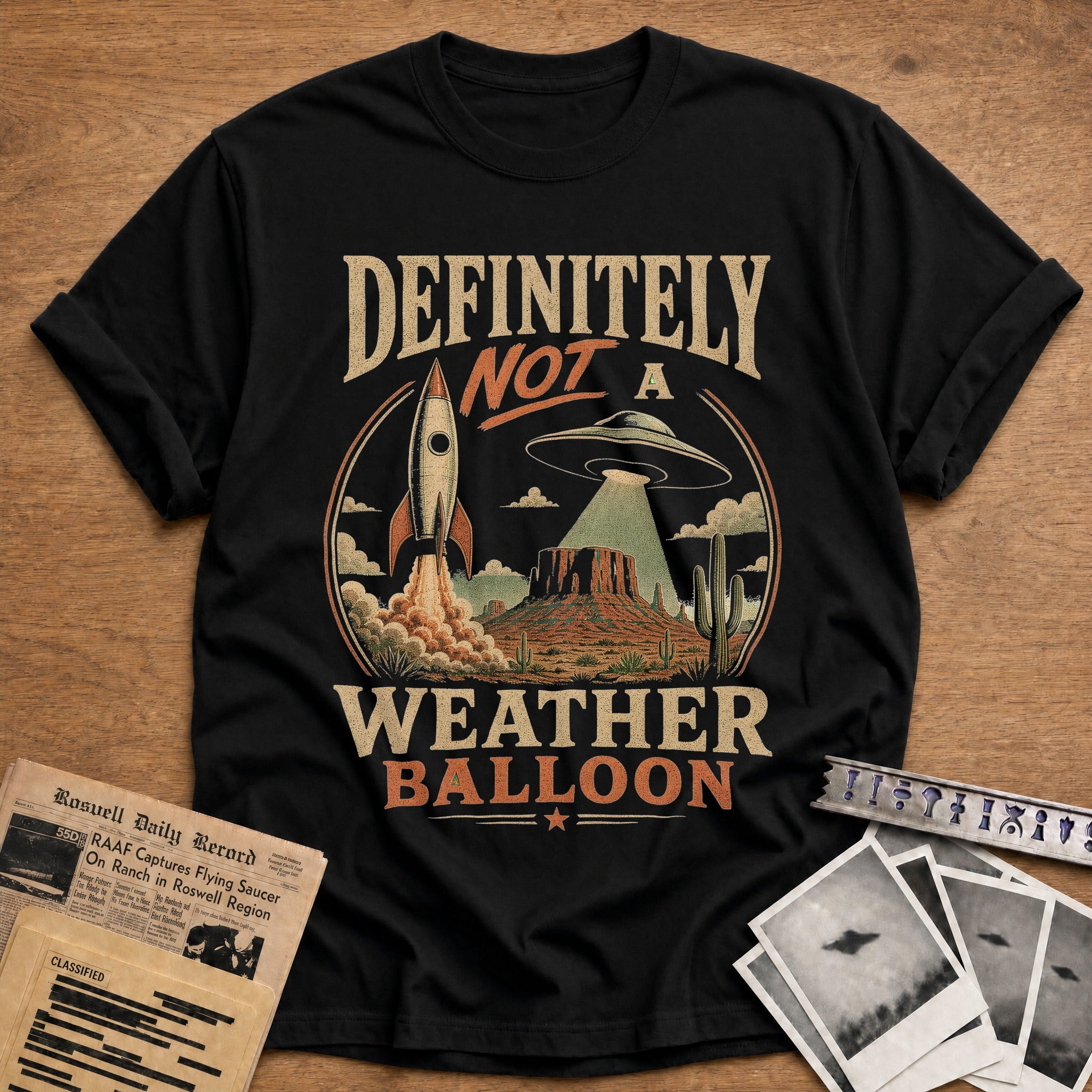 Definitely Not A Weather Balloon 02 - Black