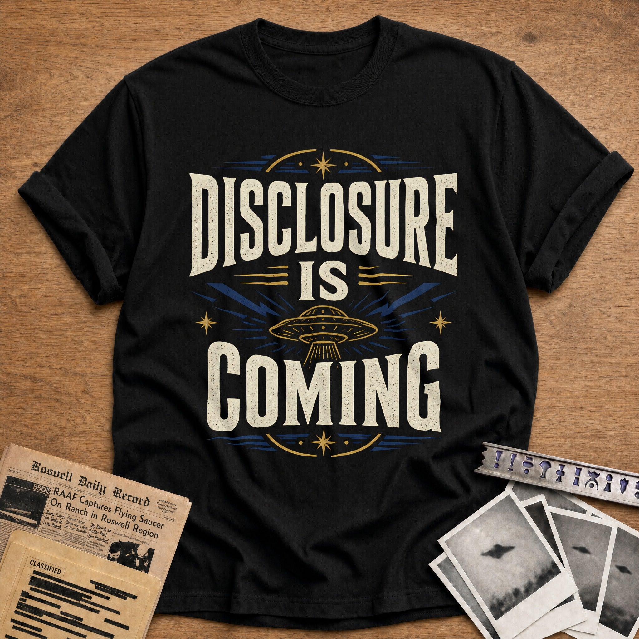 Disclosure Is Coming 32 T-Shirt - Black