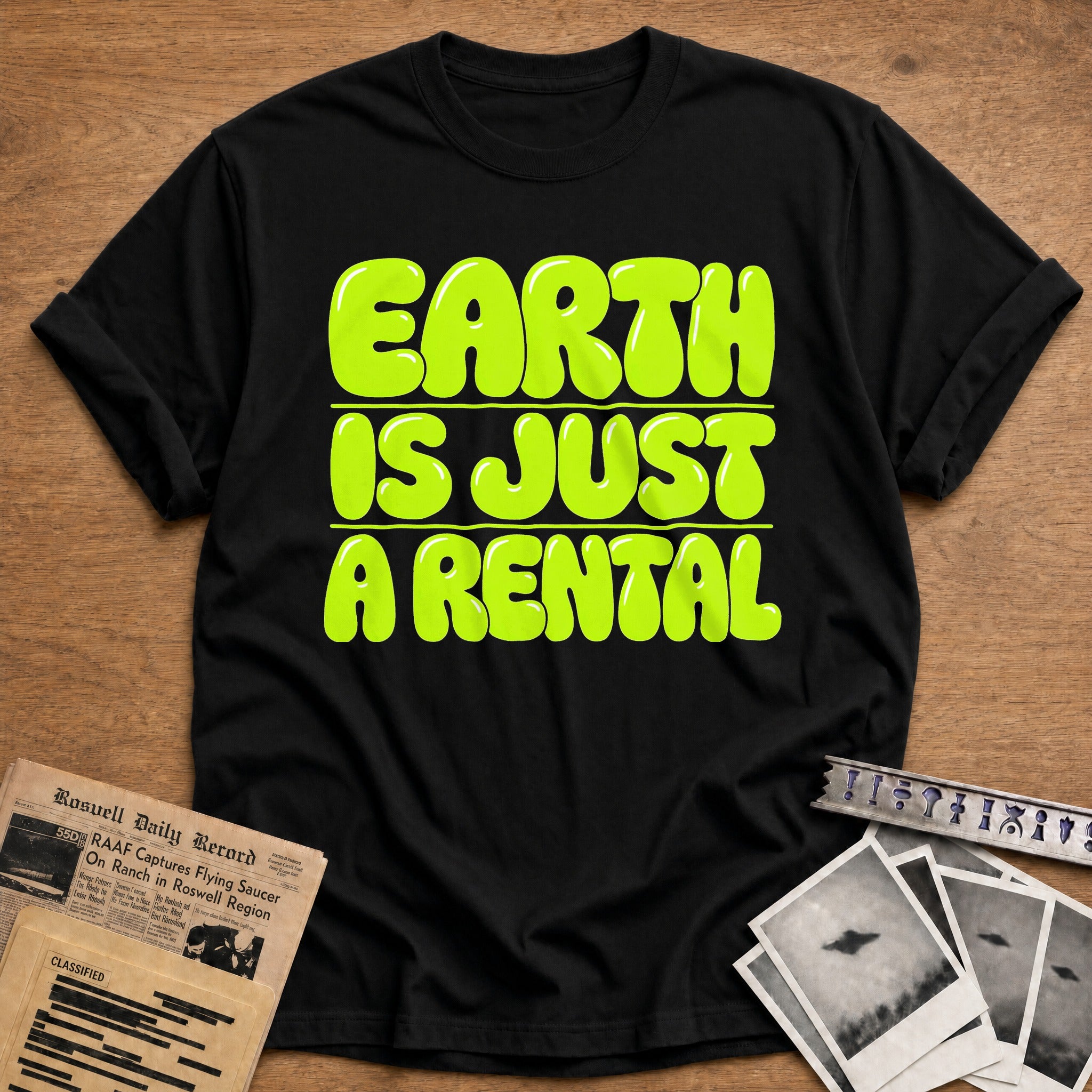 Earth Is Just A Rental 02 - Black