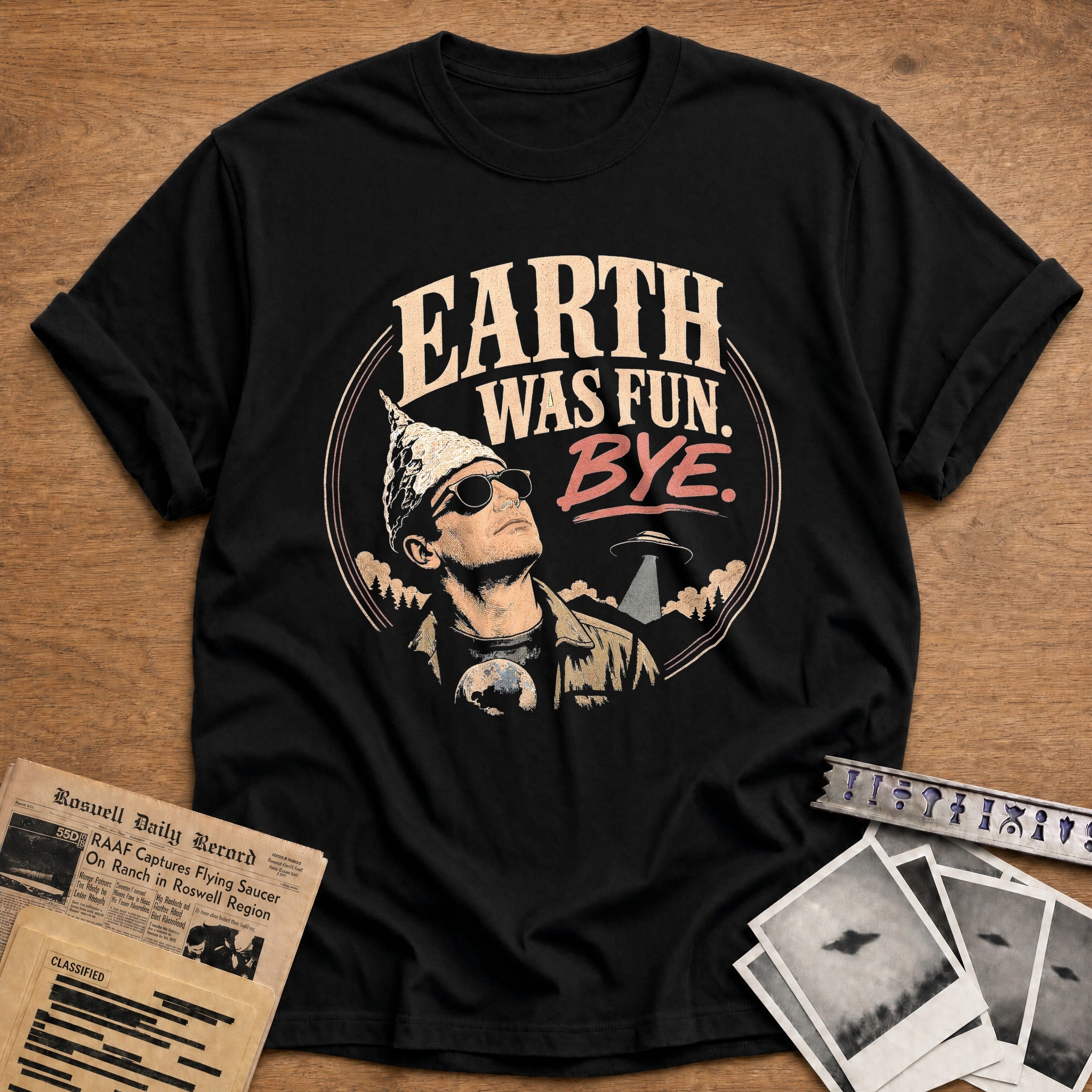 Earth Was Fun. Bye - Black