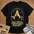 Eat. Sleep. Ufology. Repeat - Black