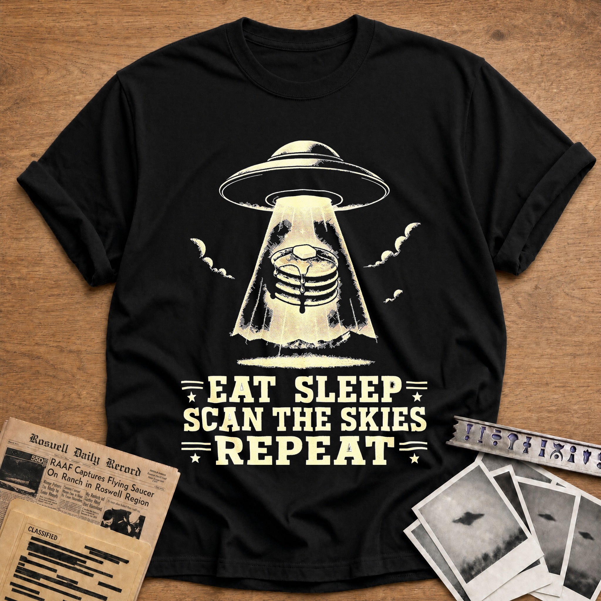 Eat Sleep Scan Repeat - Black