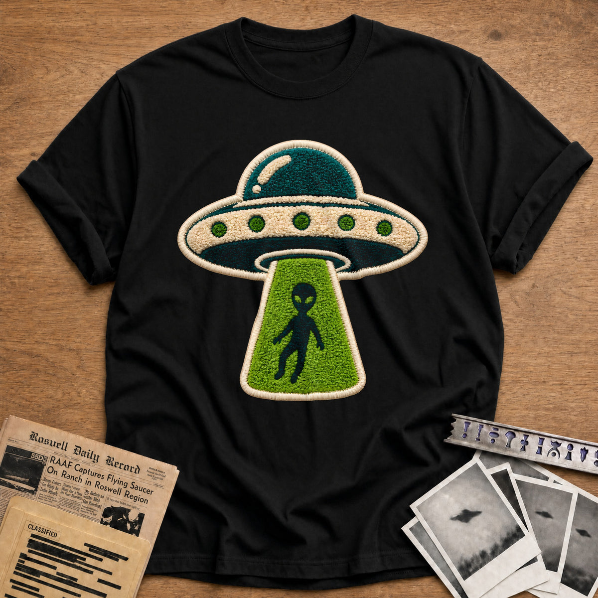 Ember UFO 92 T-Shirt - Black