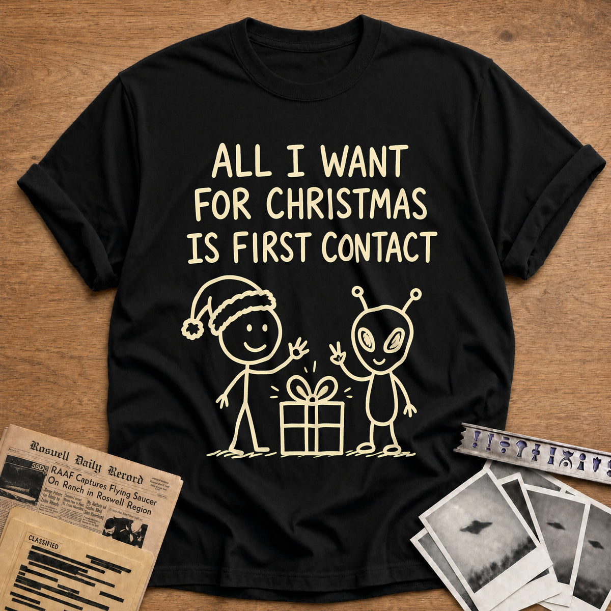First Contact 25 T-Shirt - Black