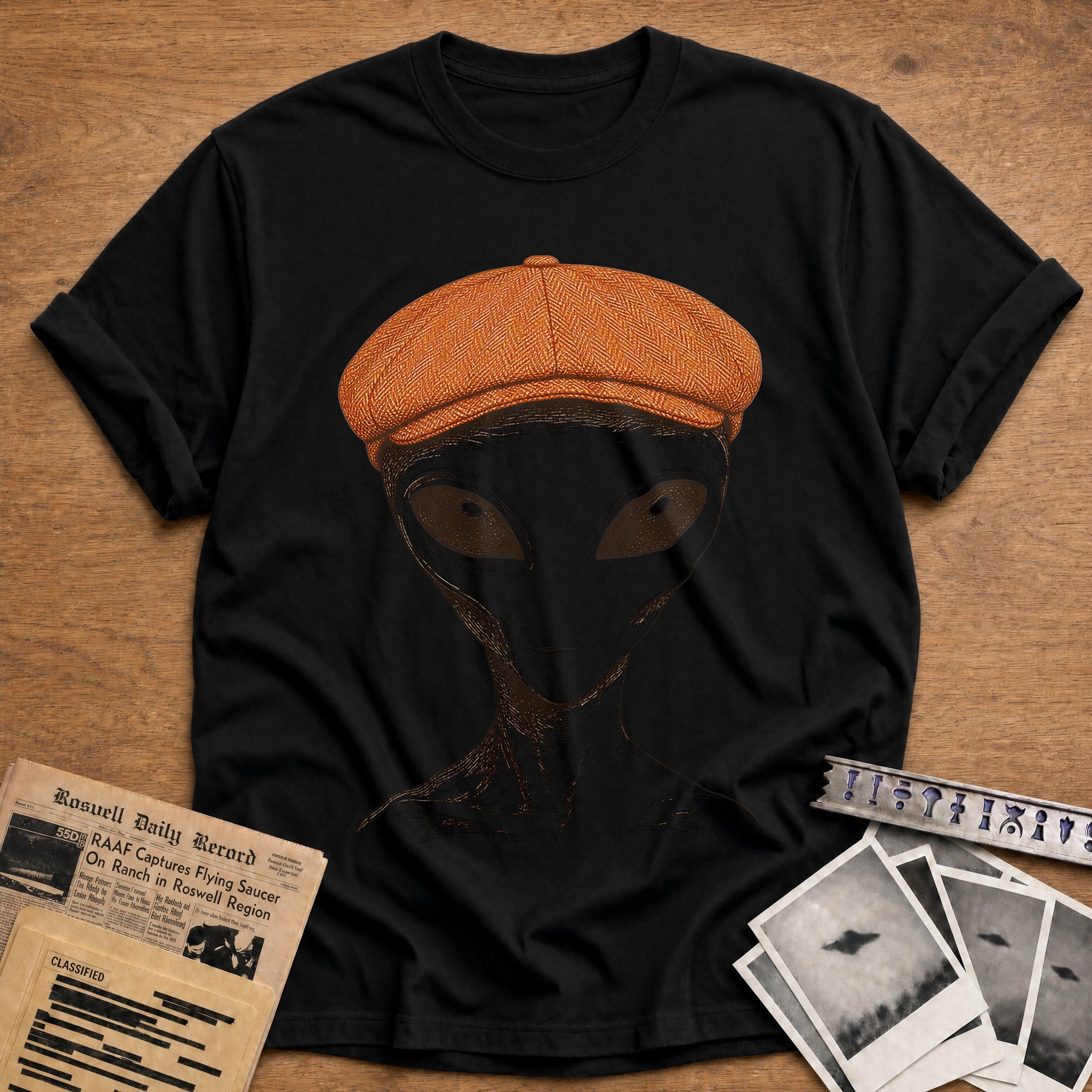 Flat Cap Diplomat - Black