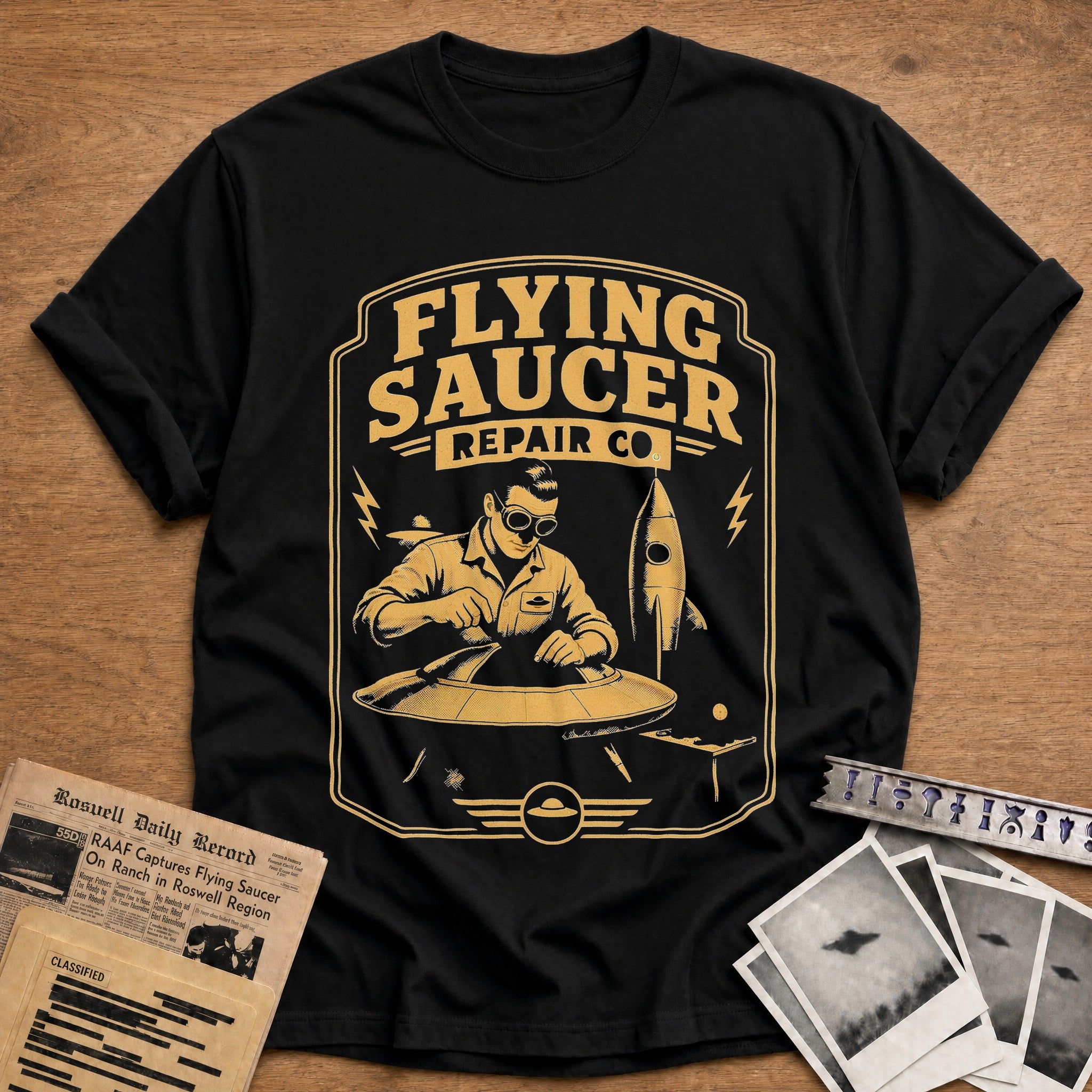 Flying Saucer Repair Co 01 - Black