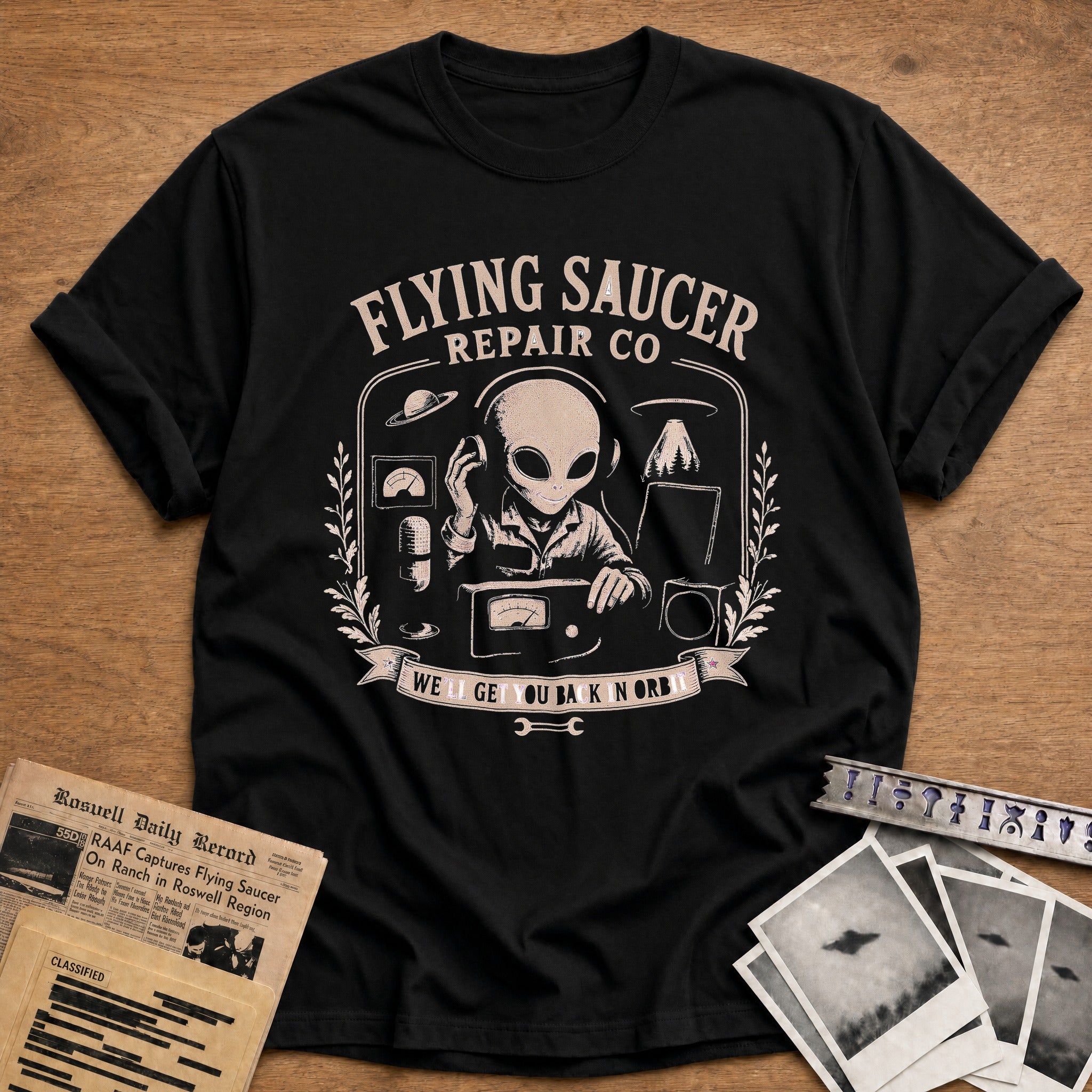 Flying Saucer Repair Co 02 - Black