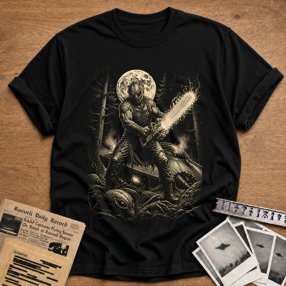 Galactic Saw 34 T-Shirt - Black