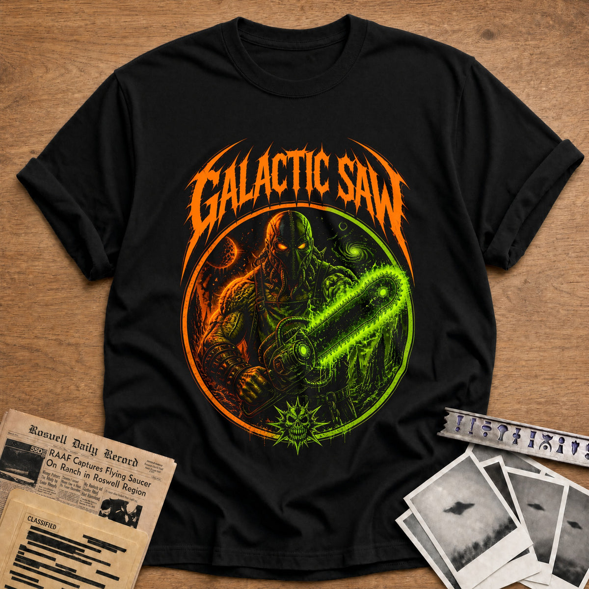 Galactic Saw 71 T-Shirt - Black