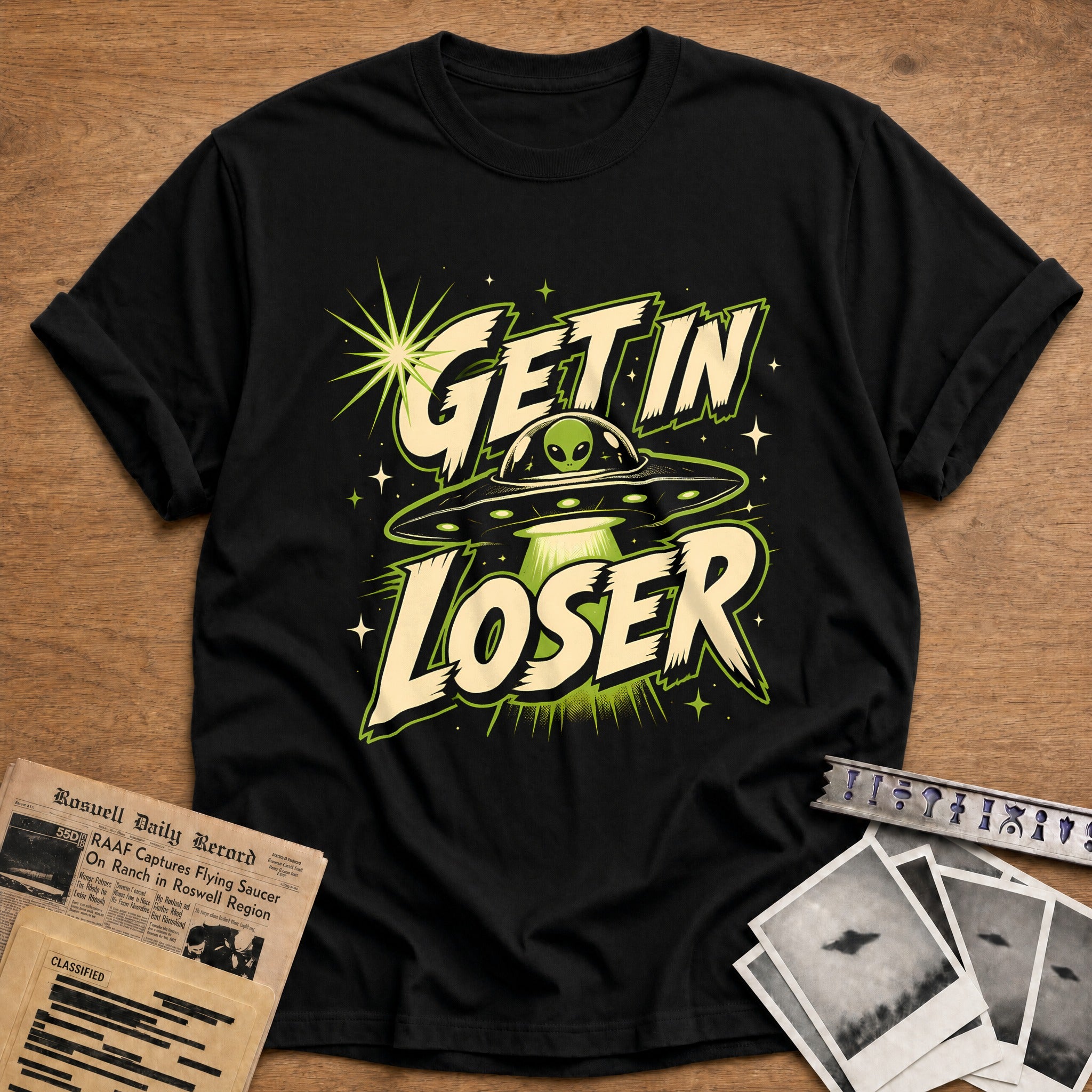 Get In Loser 56 T-Shirt - Black