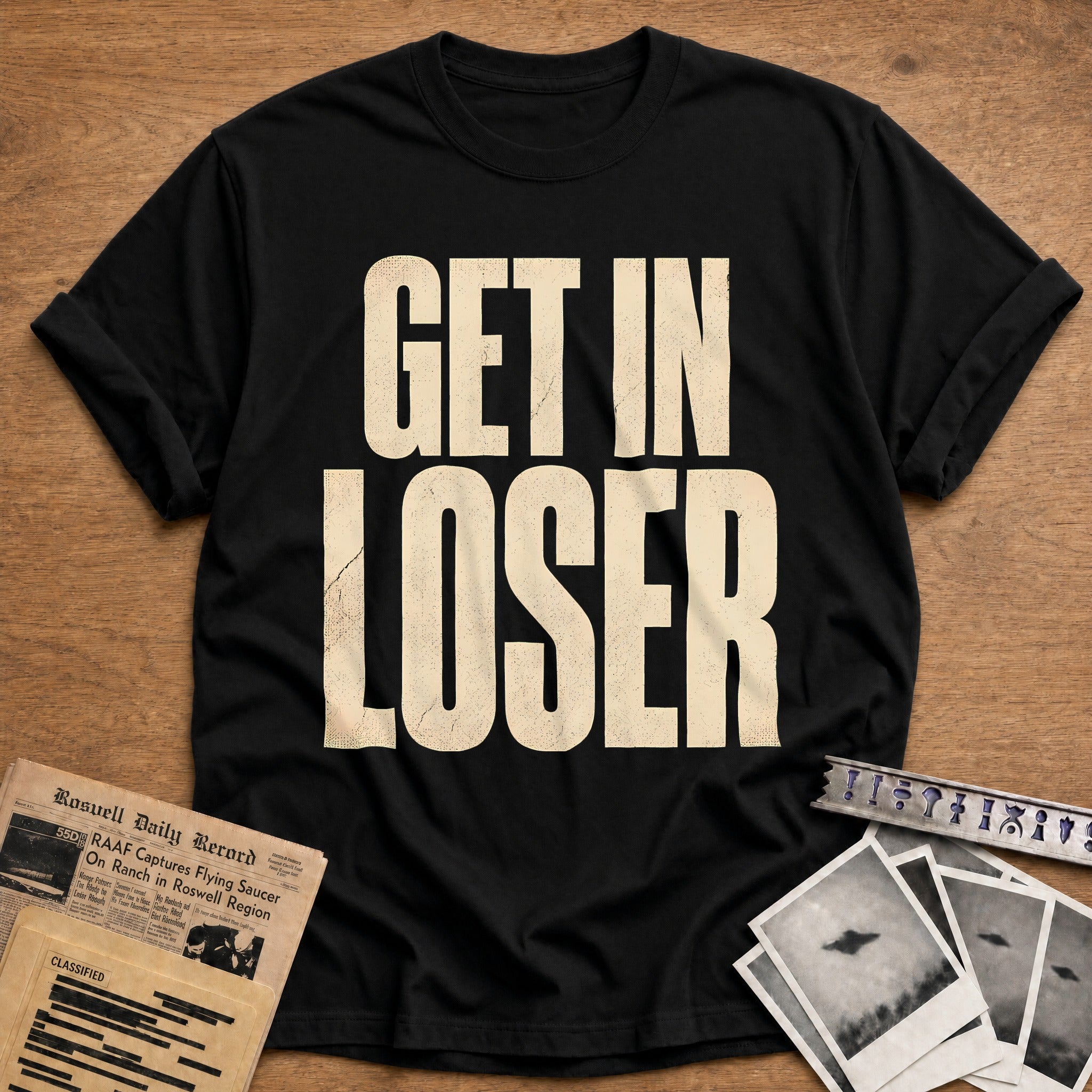 Get In Loser 93 T-Shirt - Black