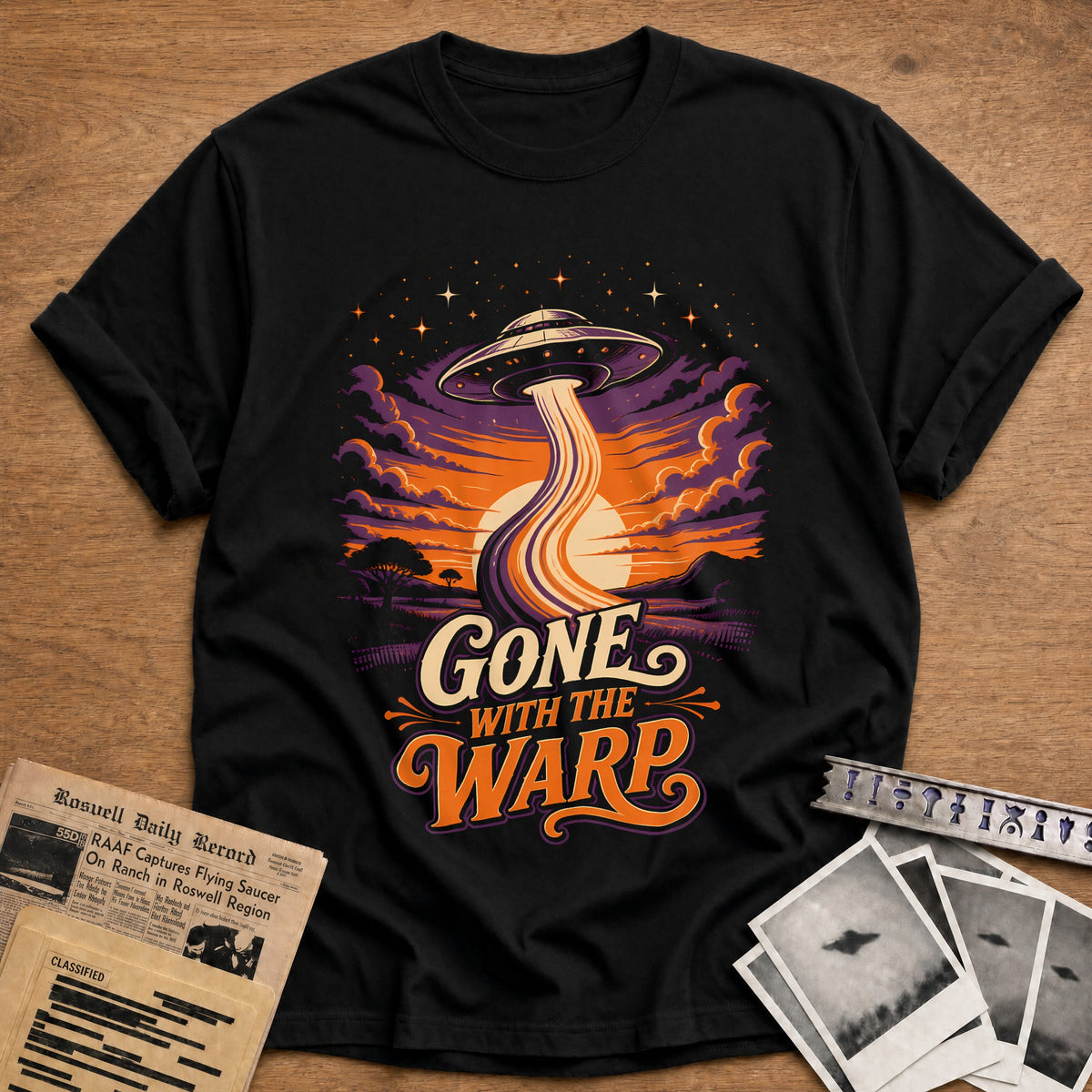 Gone With The Warp 83 T-Shirt - Black