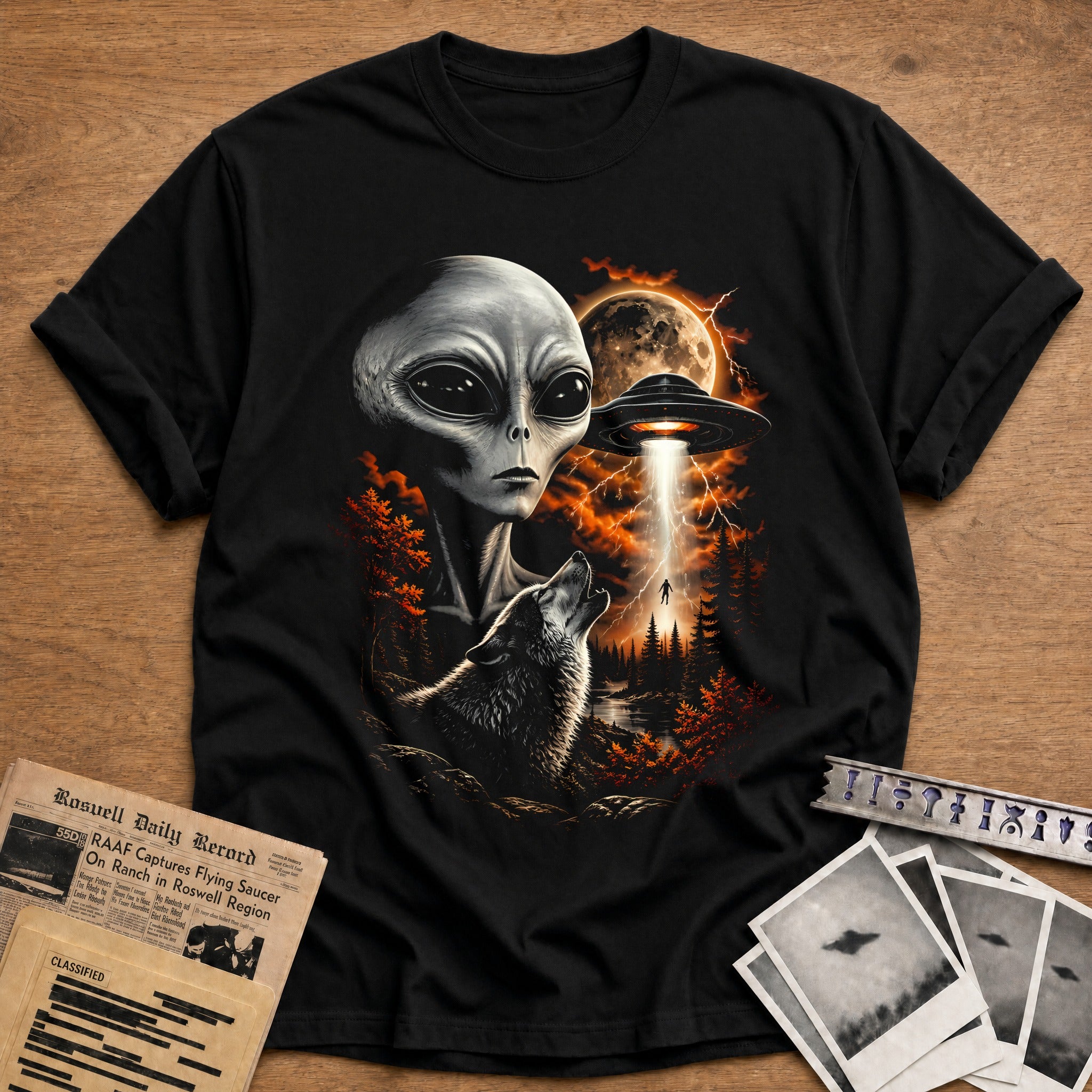 Grand Alien Ufo Wolf 56 - Black
